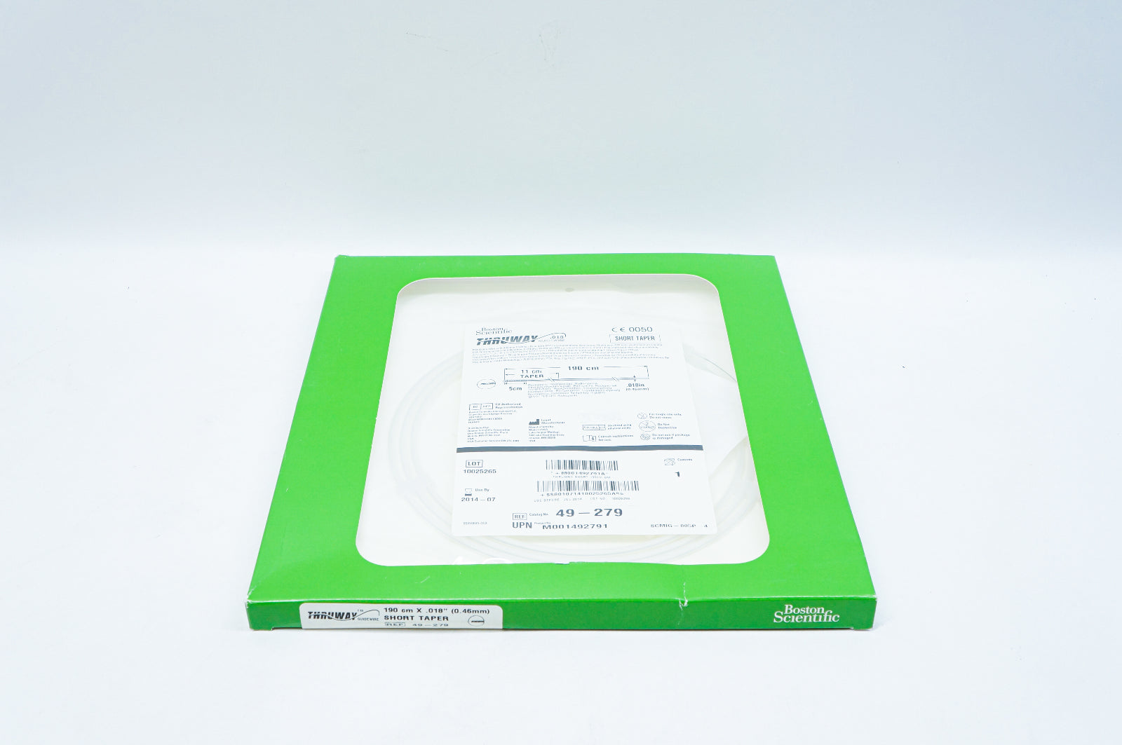 Boston Scientific 49-279 THRUWAY PTA Guide Wire 11cm x 190cm (x)