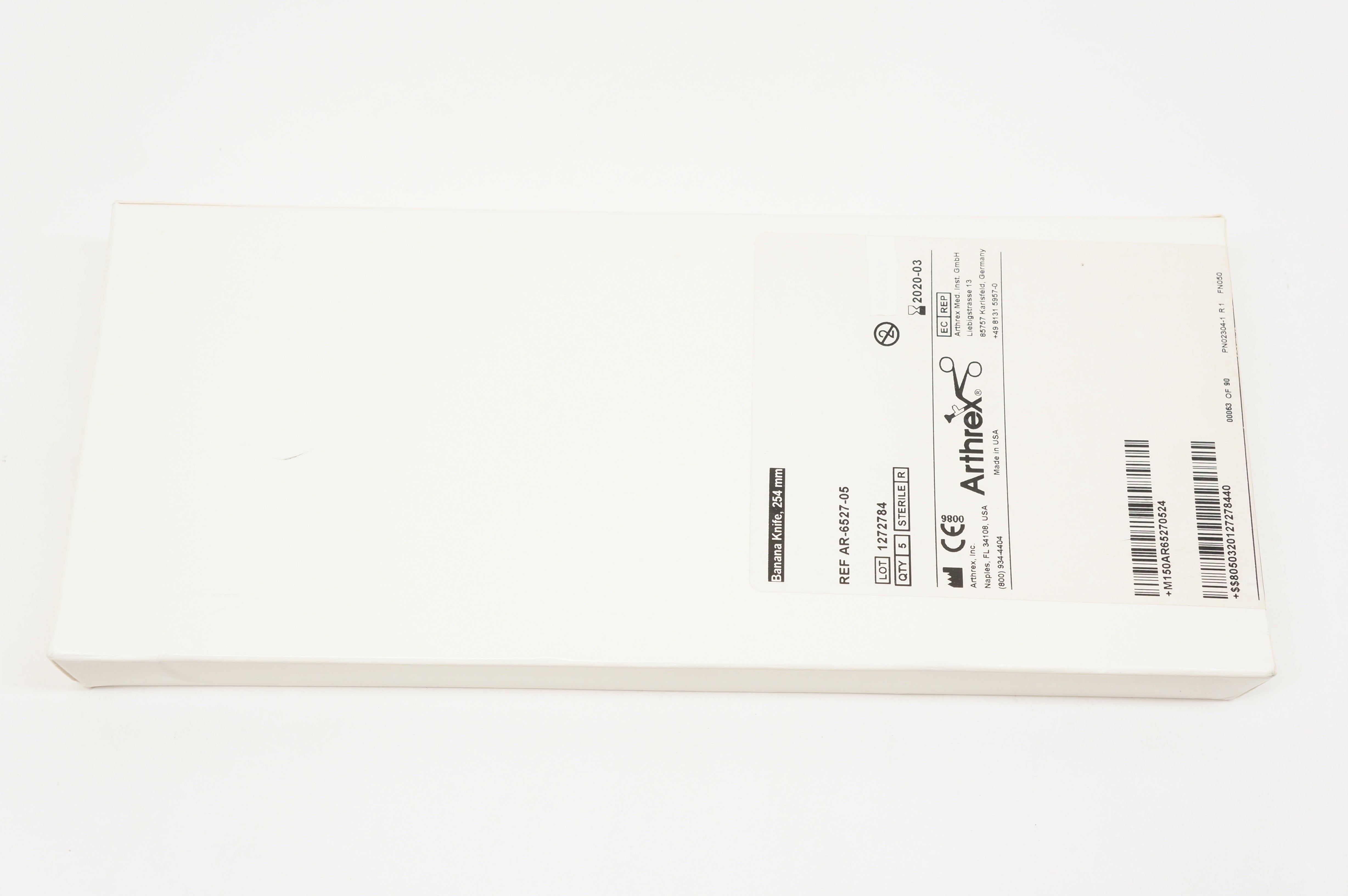 Arthrex AR-65227-05 Banana Knife, 254mm (x) - Box of 5
