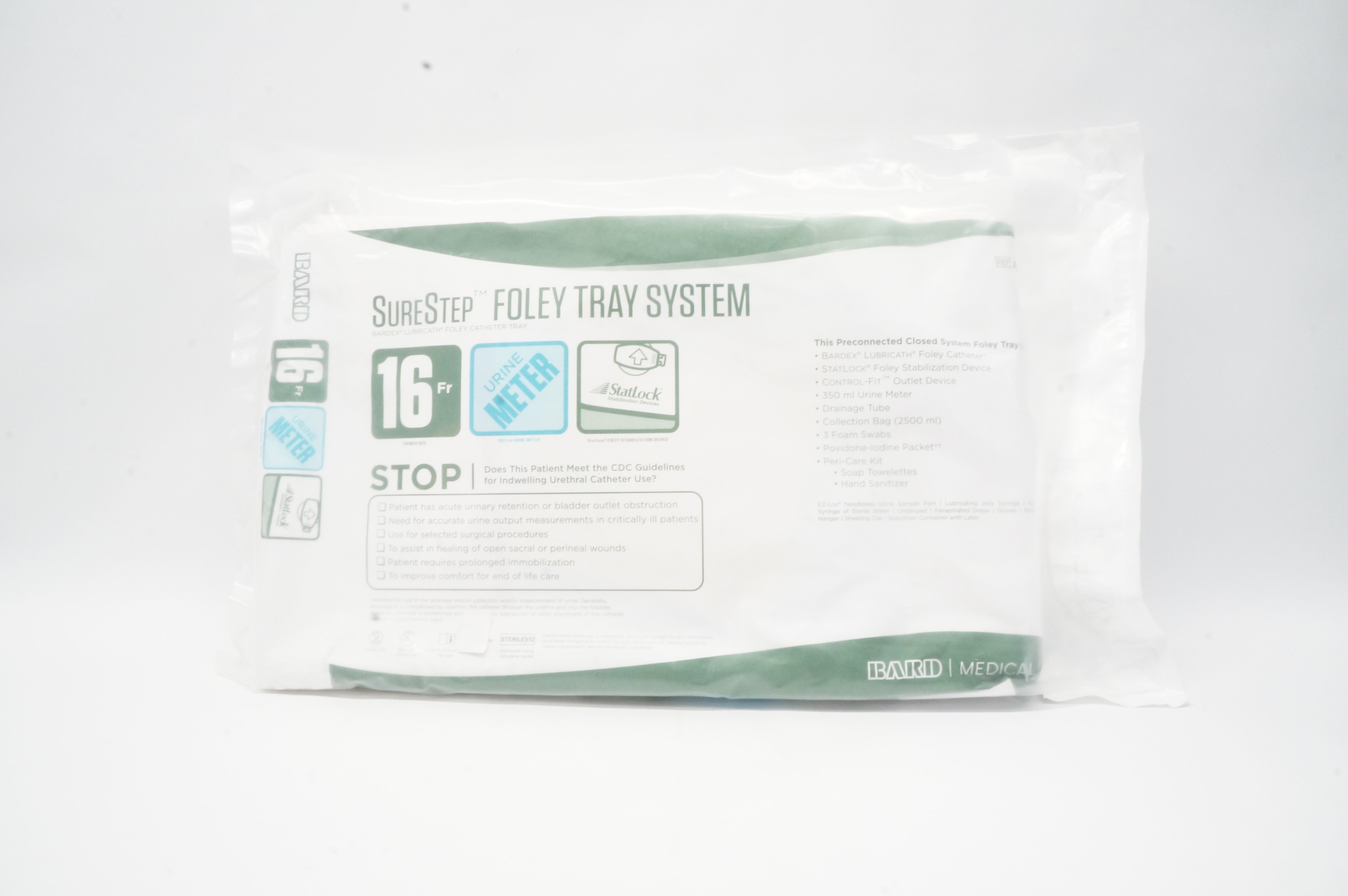 Bard A902916 Bardex SureStep Lubricath Foley Cath. Tray 16Fr