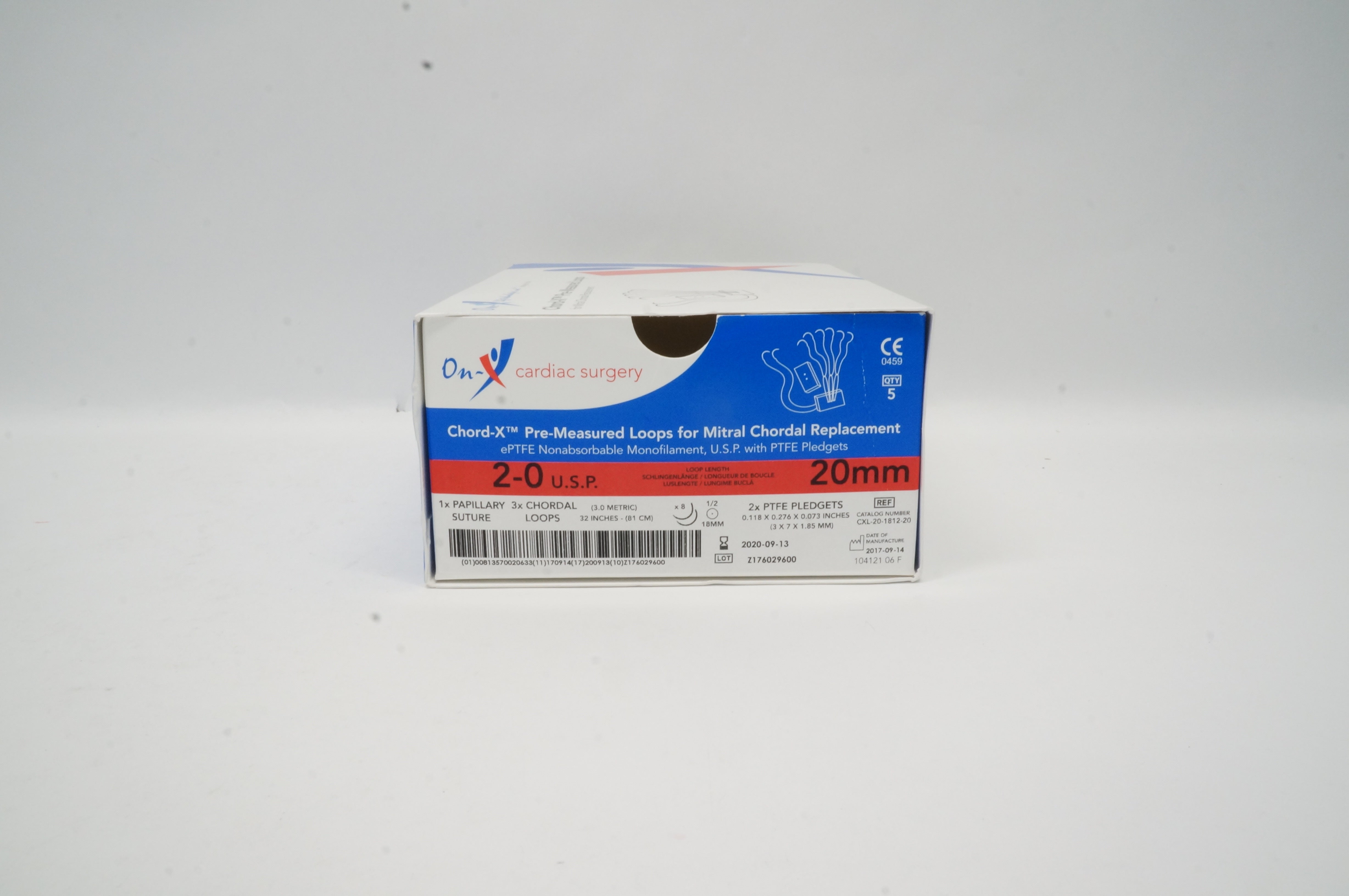 On-X Life CXL-20-1812-20 Chord-X Premeasured Loops 20mm (x) - Box of 5