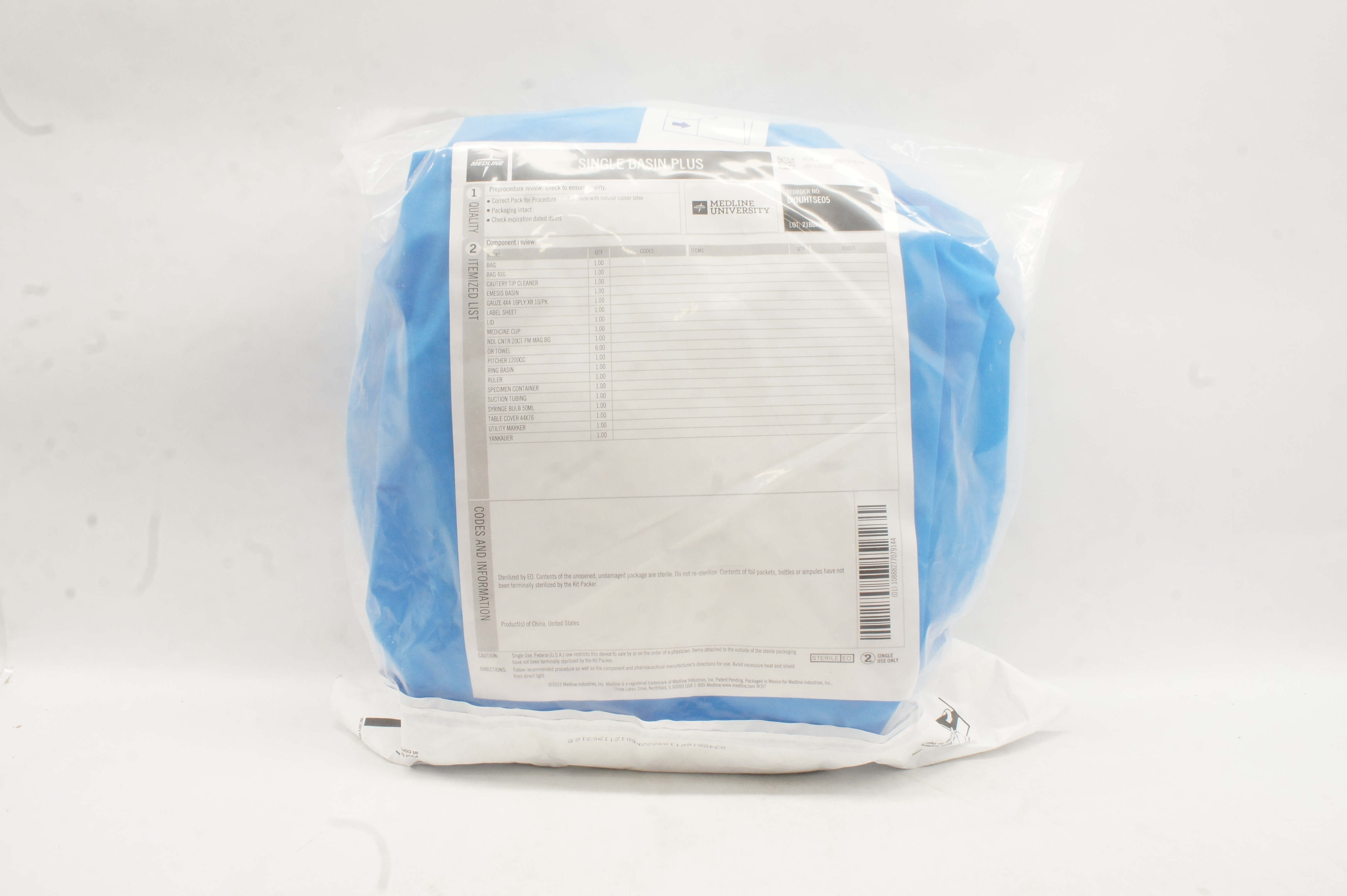 Medline DYNJHTSE05 Single Basin Plus
