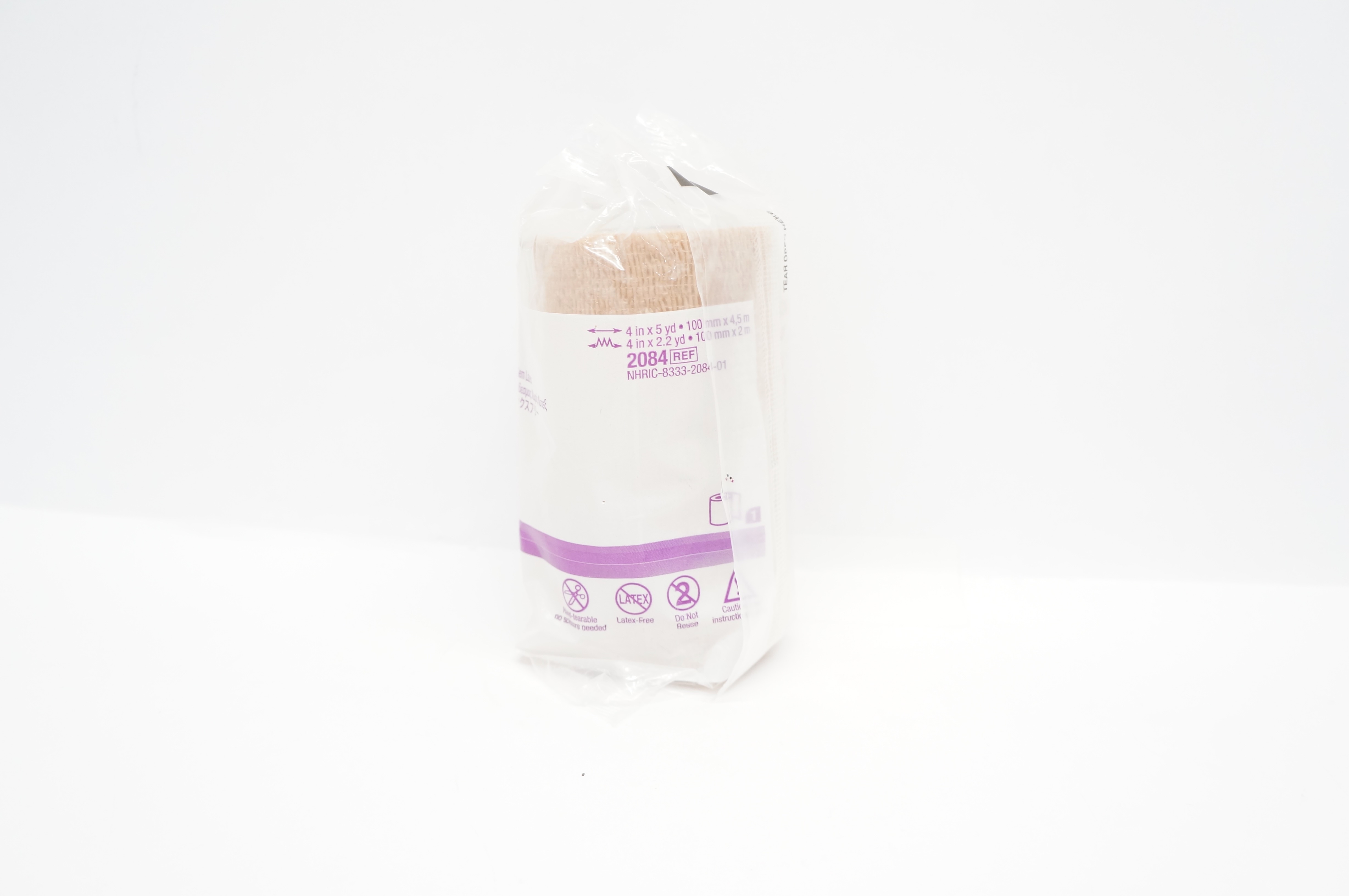 3M 2084 Coban NL Non-Latex SelfhAdherent Wrap 4In x 2.2YD,4In x 5Yd (x)
