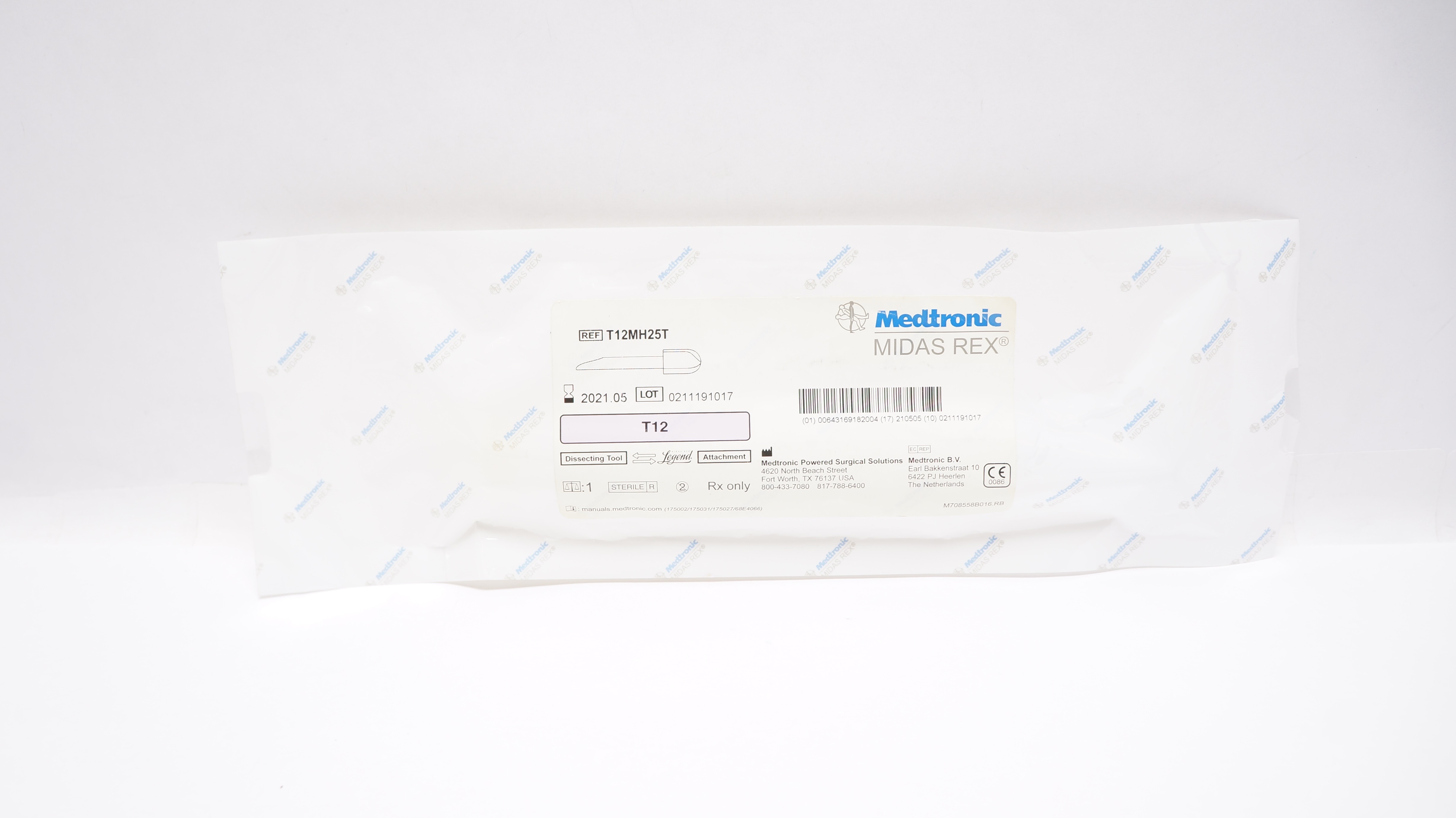 Medtronic T12MH25T Midas Rex Dissecting Tool T-12 (x)