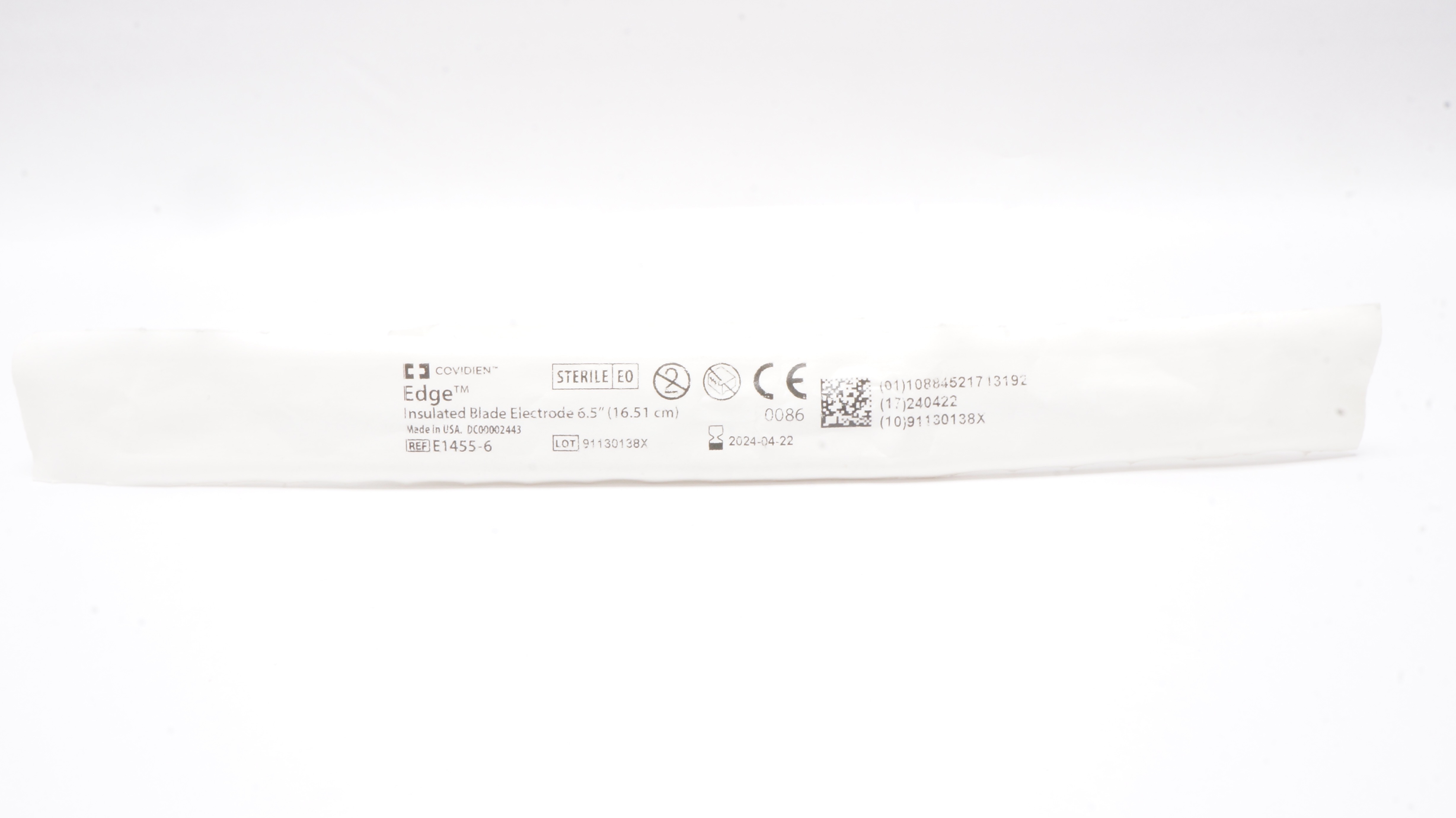 Covidien E1455-6 Edge Insulated Blade Electrode 6.5inch