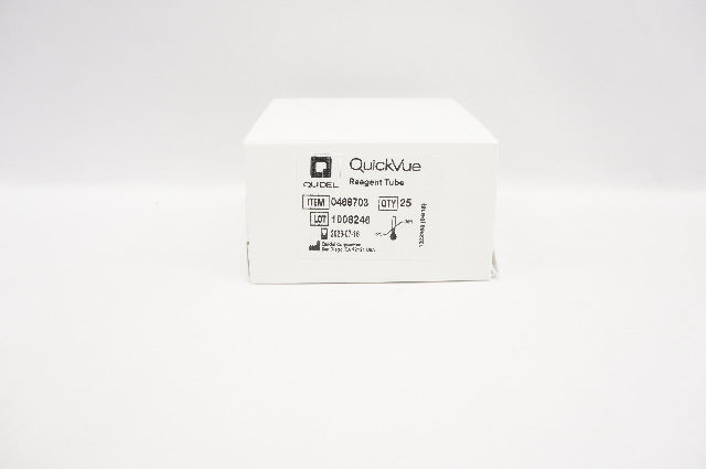 Quidel 0468703 QuickVue Reagent Tube - Box of 17