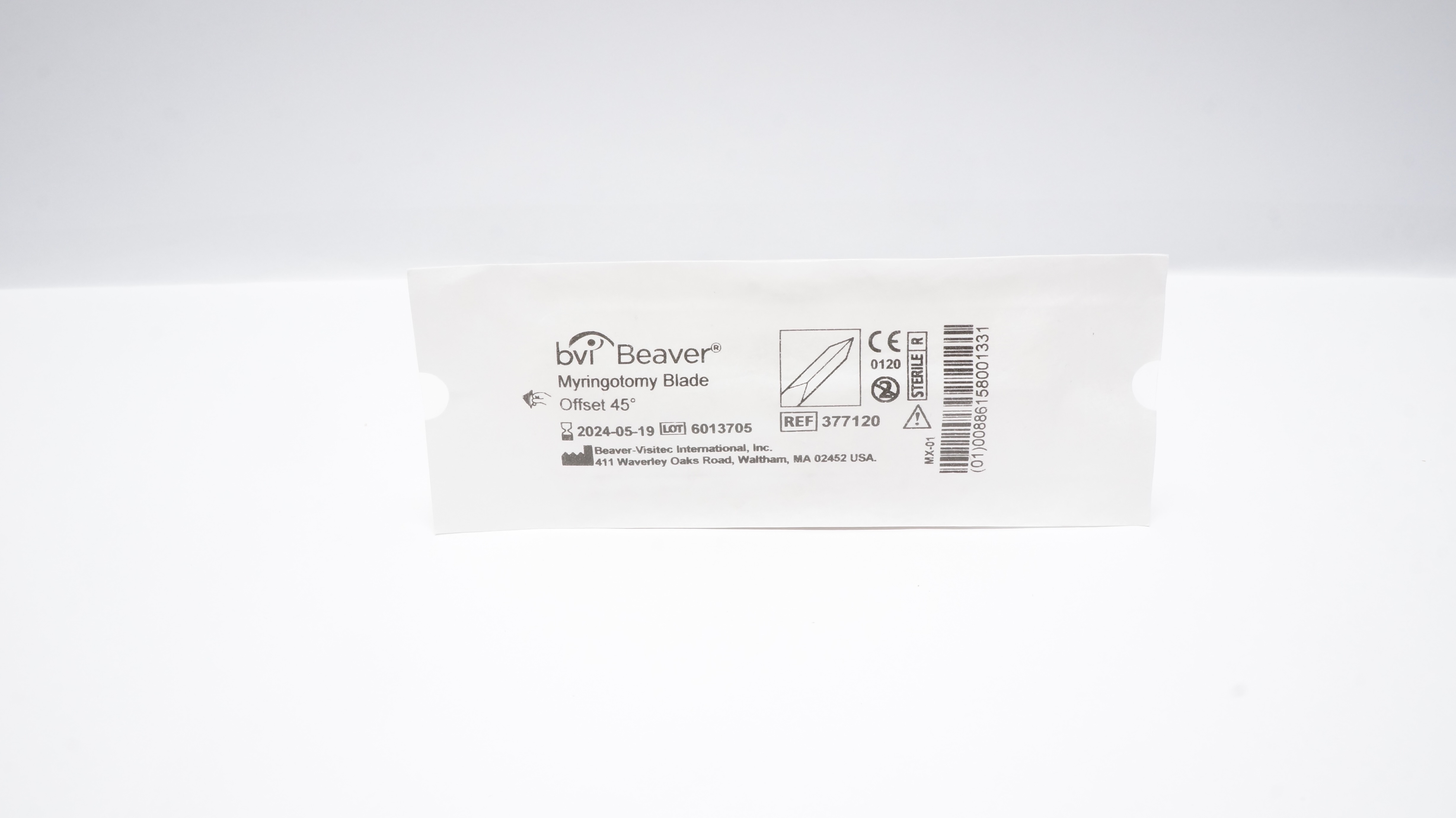 BVI Beaver 377120 Myringotomy Blade Offset 45 Degree (x)