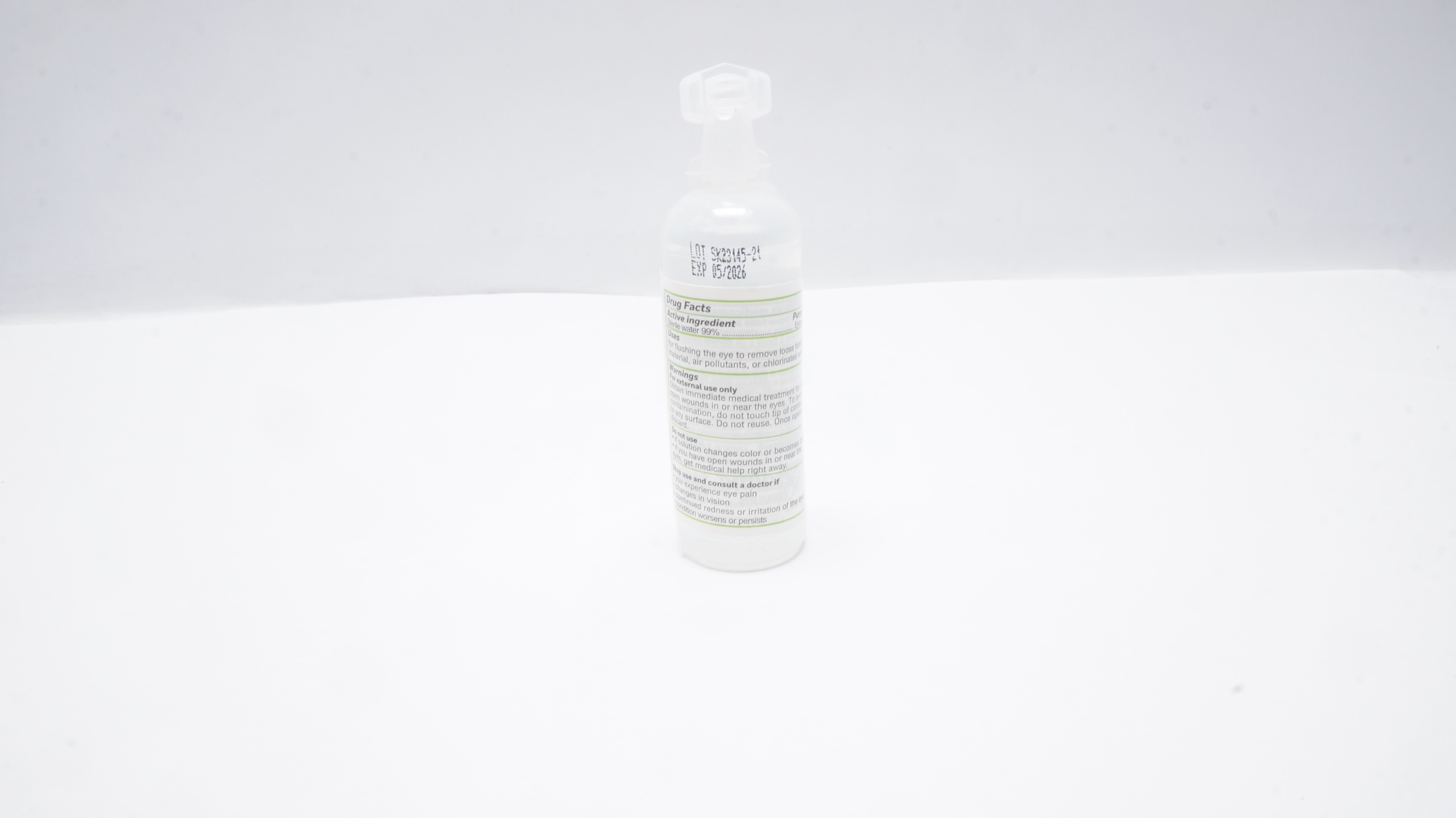 Honeywell Eyesaline Eyewash, Sterile Isotonic Solution, 30mL
