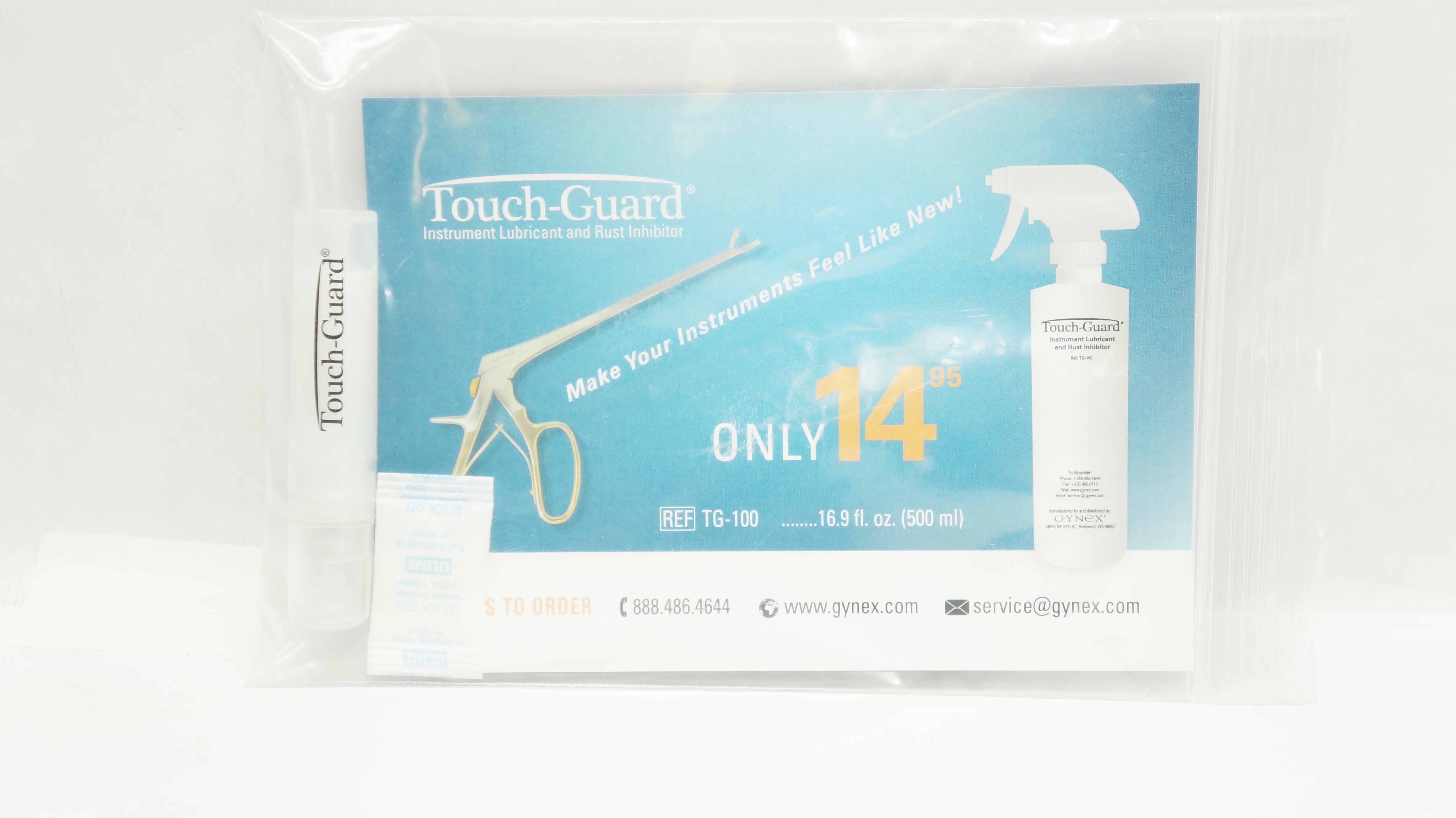 Gynex TG-100 Touch-Guard Instrument Lubricant and Rust Inhibitor 16.9 fl.oz