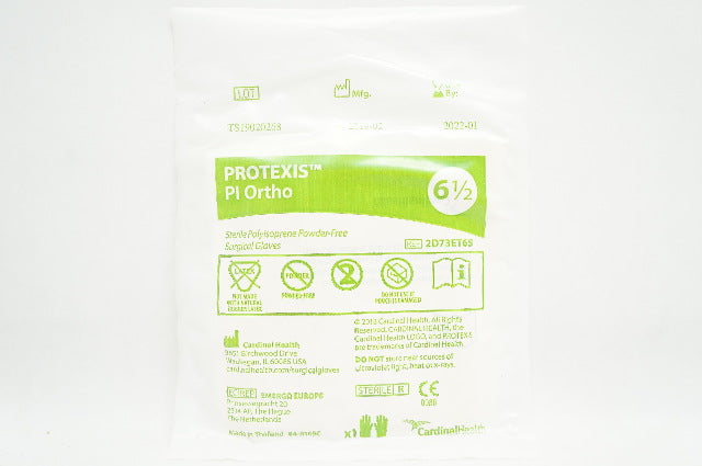 Cardinal Health 2D73ET65 Protexis PI Ortho Surgical Gloves, 6-1/2 (x)