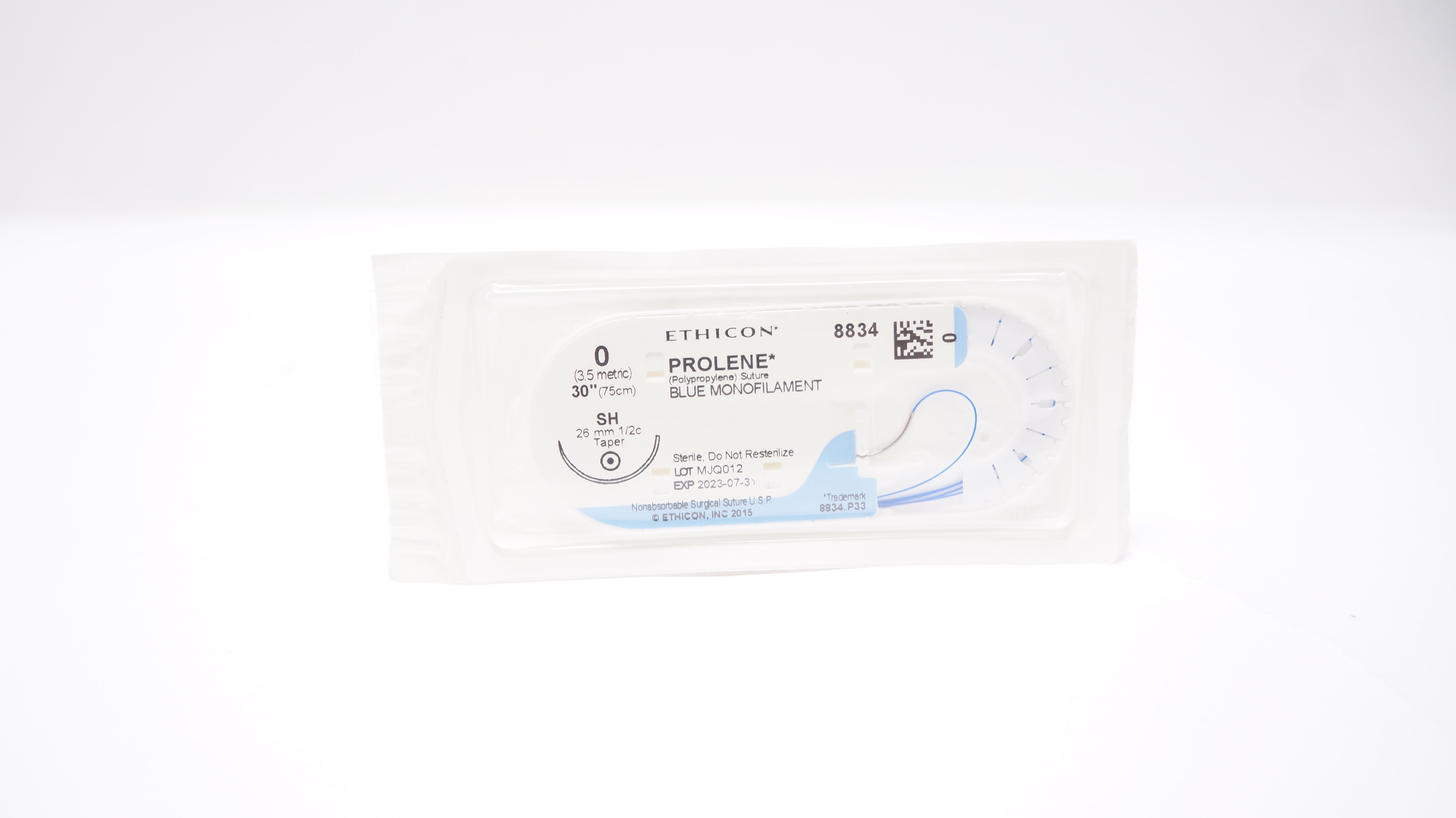 Ethicon 8834 0 PROLENE SH 26mm 1/2c Taper 30inch (x)