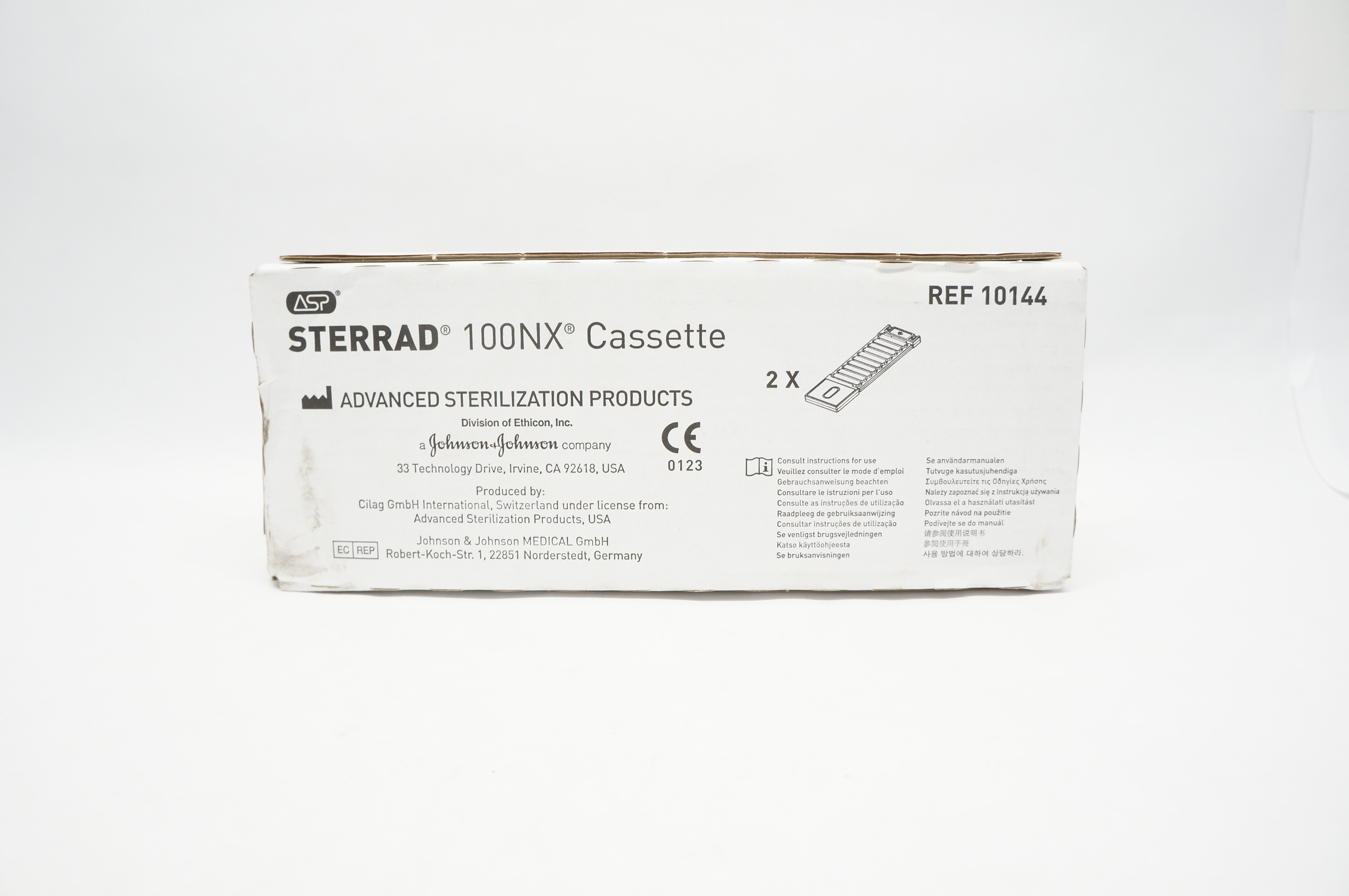 Johnson&Johnson 10144 ASP Sterrad 100NX Cassette - Box of 2 (x)