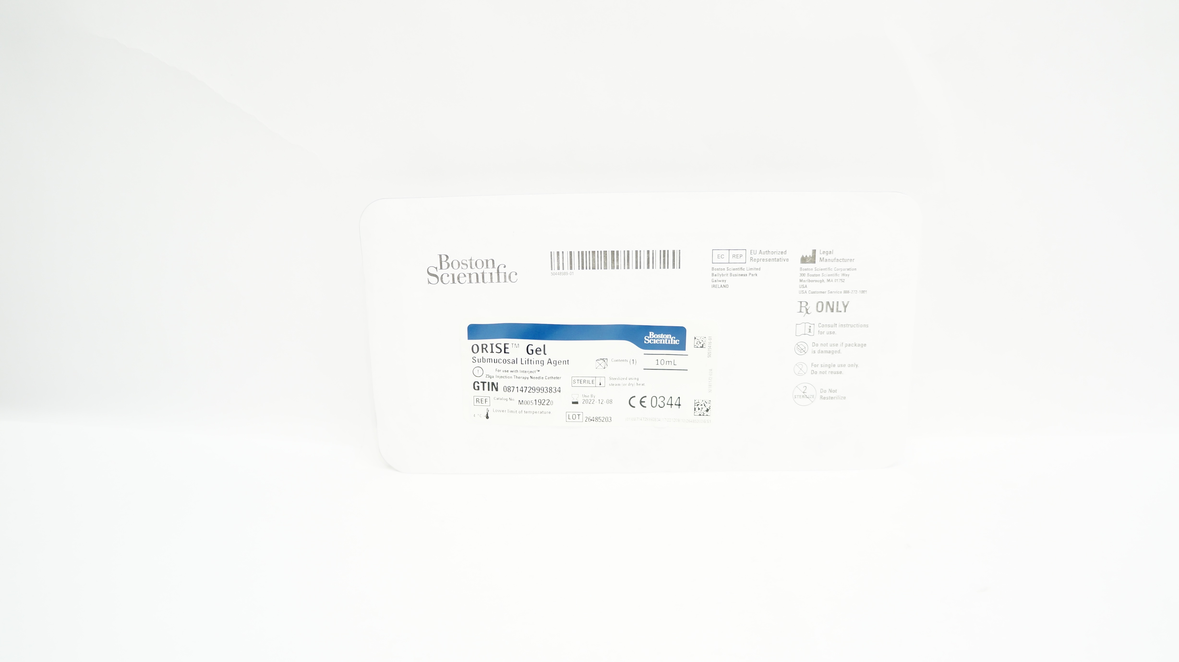 Boston Scientific M00519220 Orise Gel Submucosal Lifting Agent 10mL (x)
