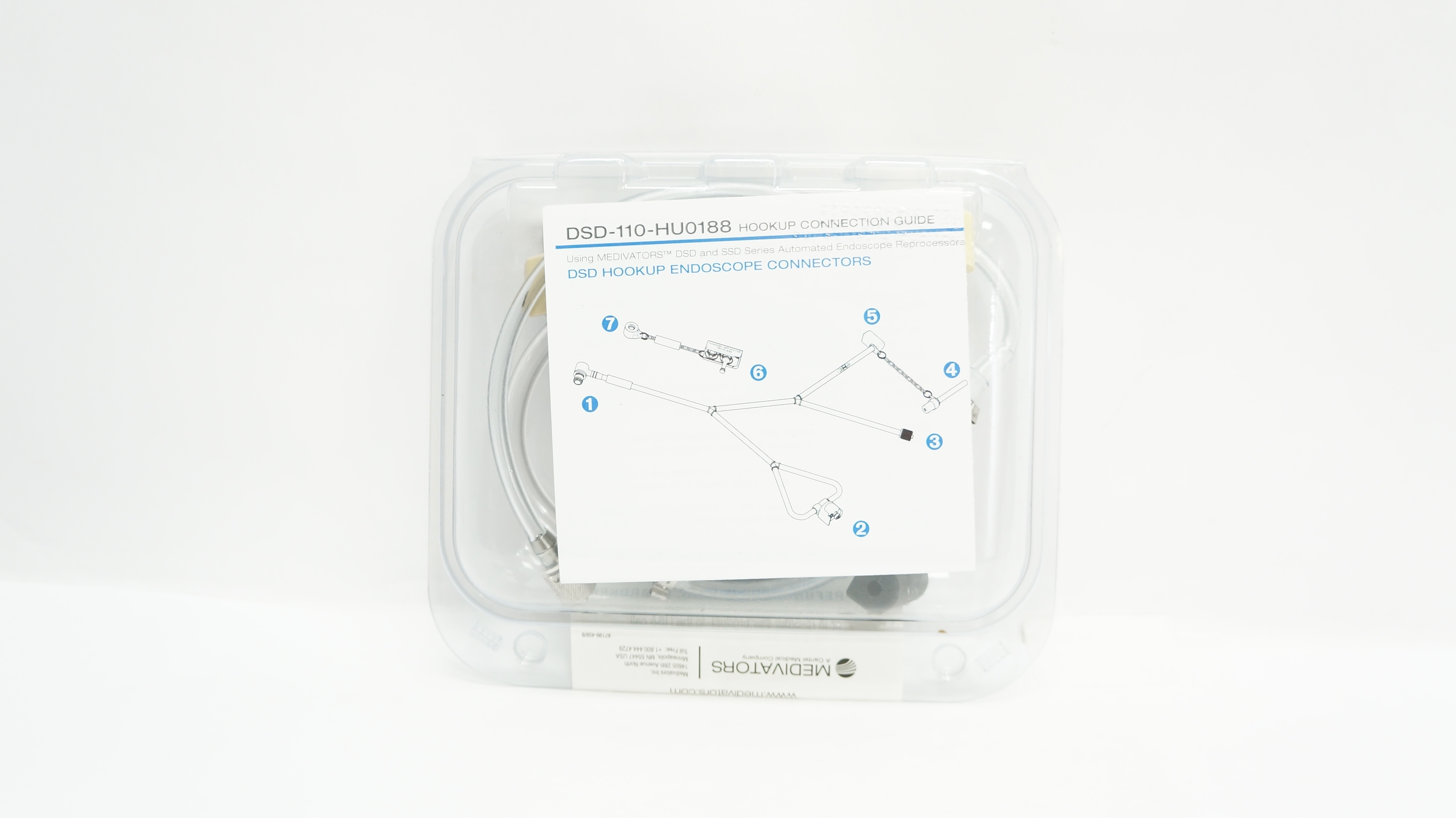 Medivators DSD110HU0188 Hookup Connection Guide,DSD Endoscope Connectors