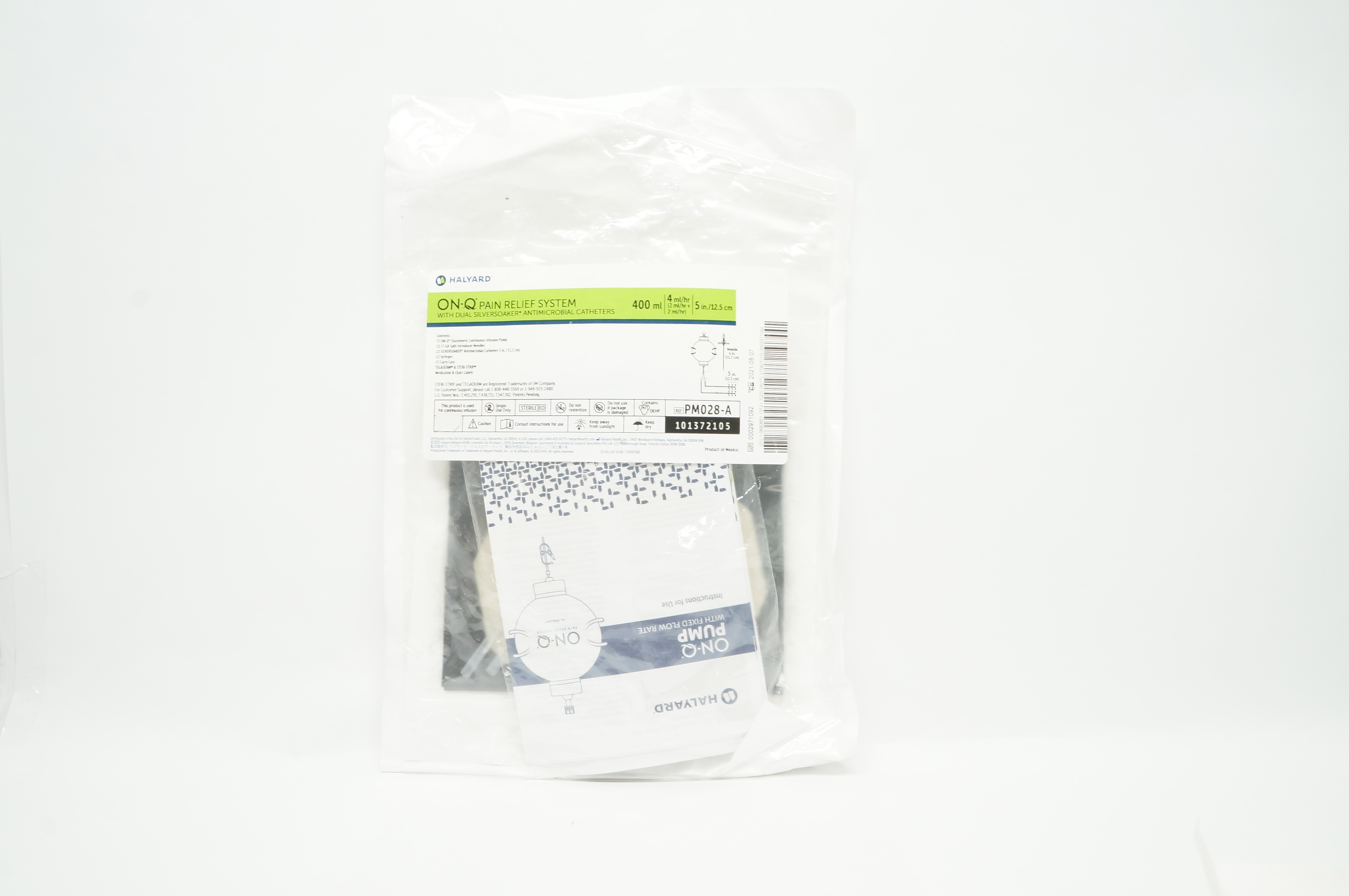 Halyard PM028-A ON-Q Pain Relief System 400ml 4ml x 5inch