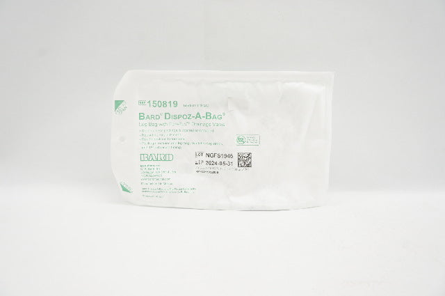 Bard 150819 Dispoz-A-Bag Disposable Urinary Leg Bag, Medium 19oz.