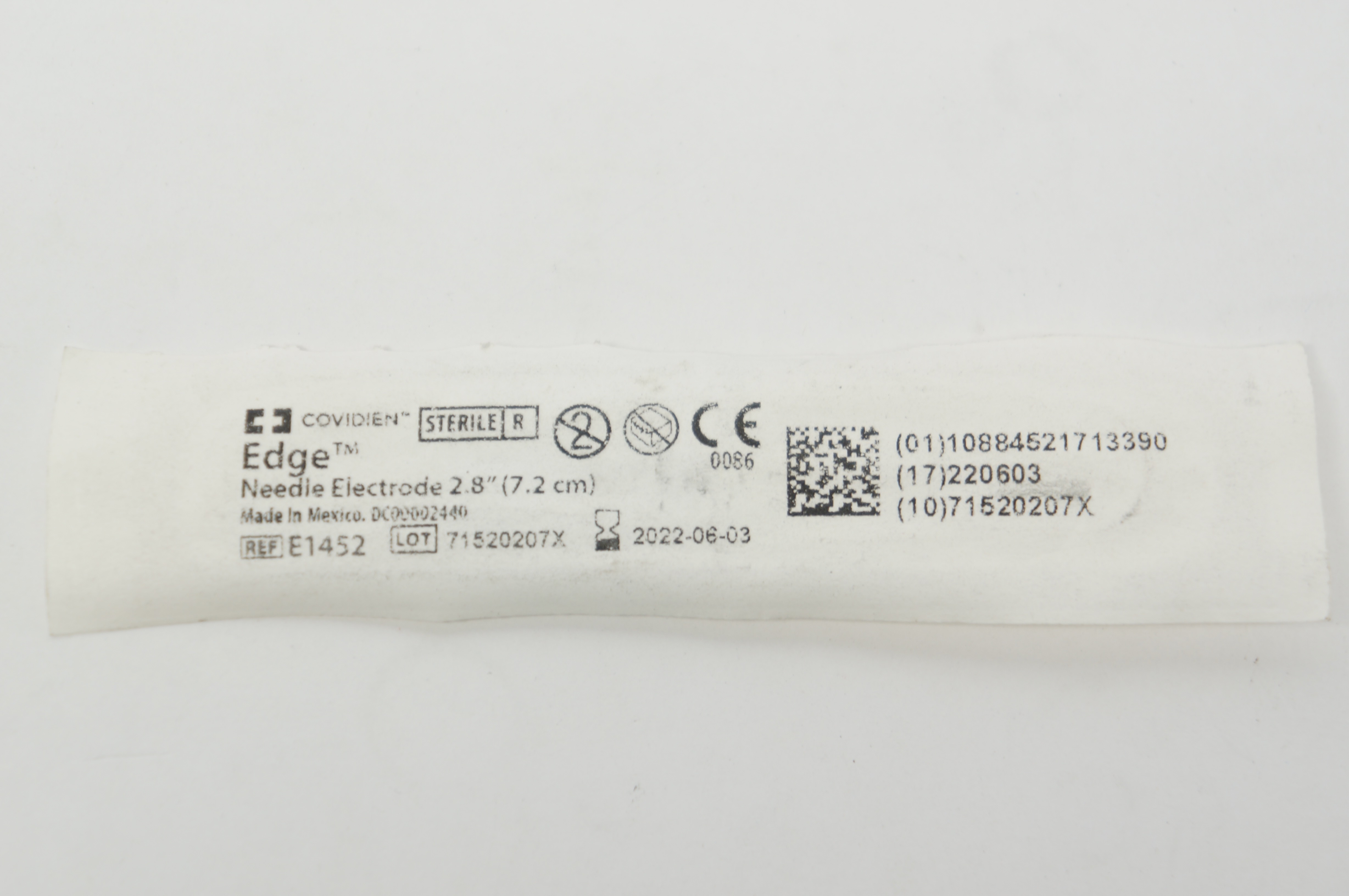 Covidien E1452 Edge Ndle Electrode 2.8inch (x)