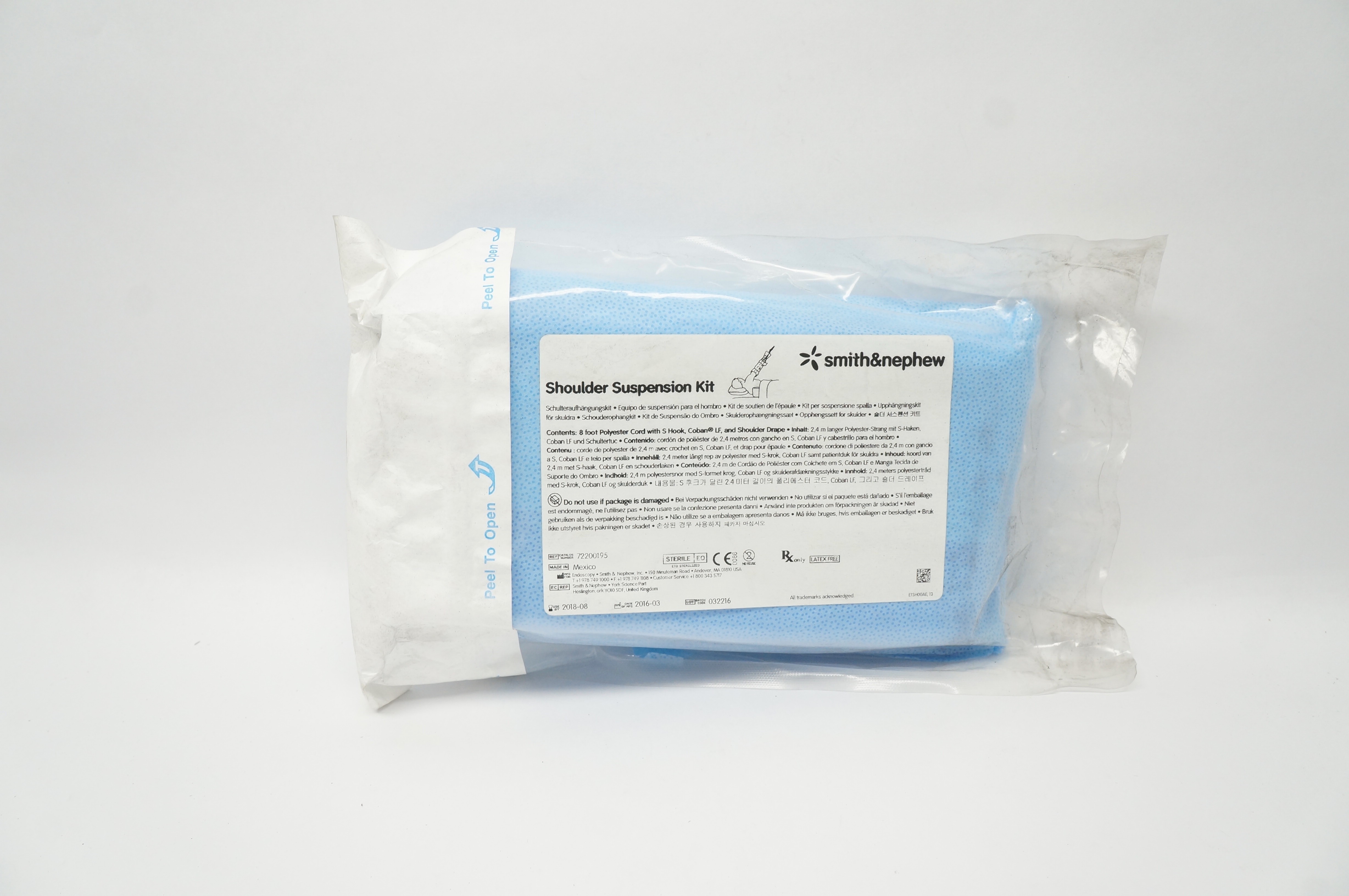 Smith&Nephew 72200195 Shoulder Suspension Kit (x)