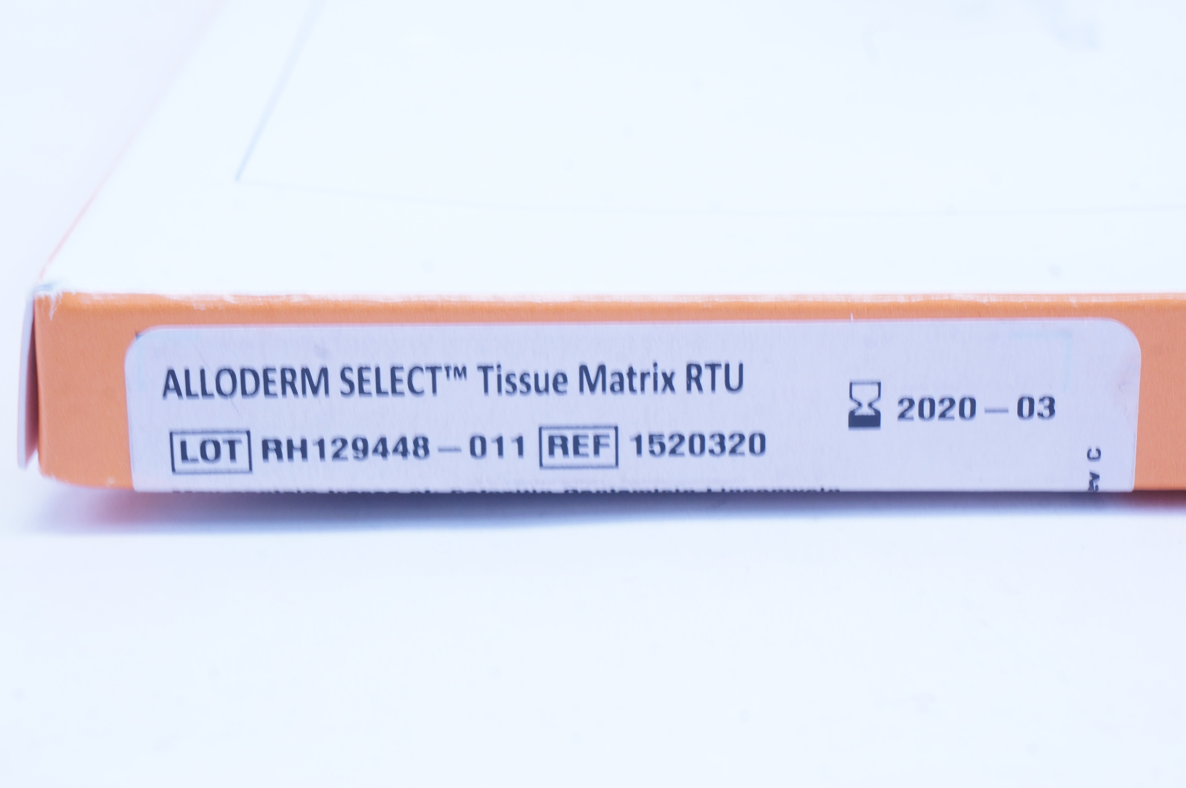Allergan 1520320 AlloDerm Select Tissue Matrix RTU 16cm x 20cm