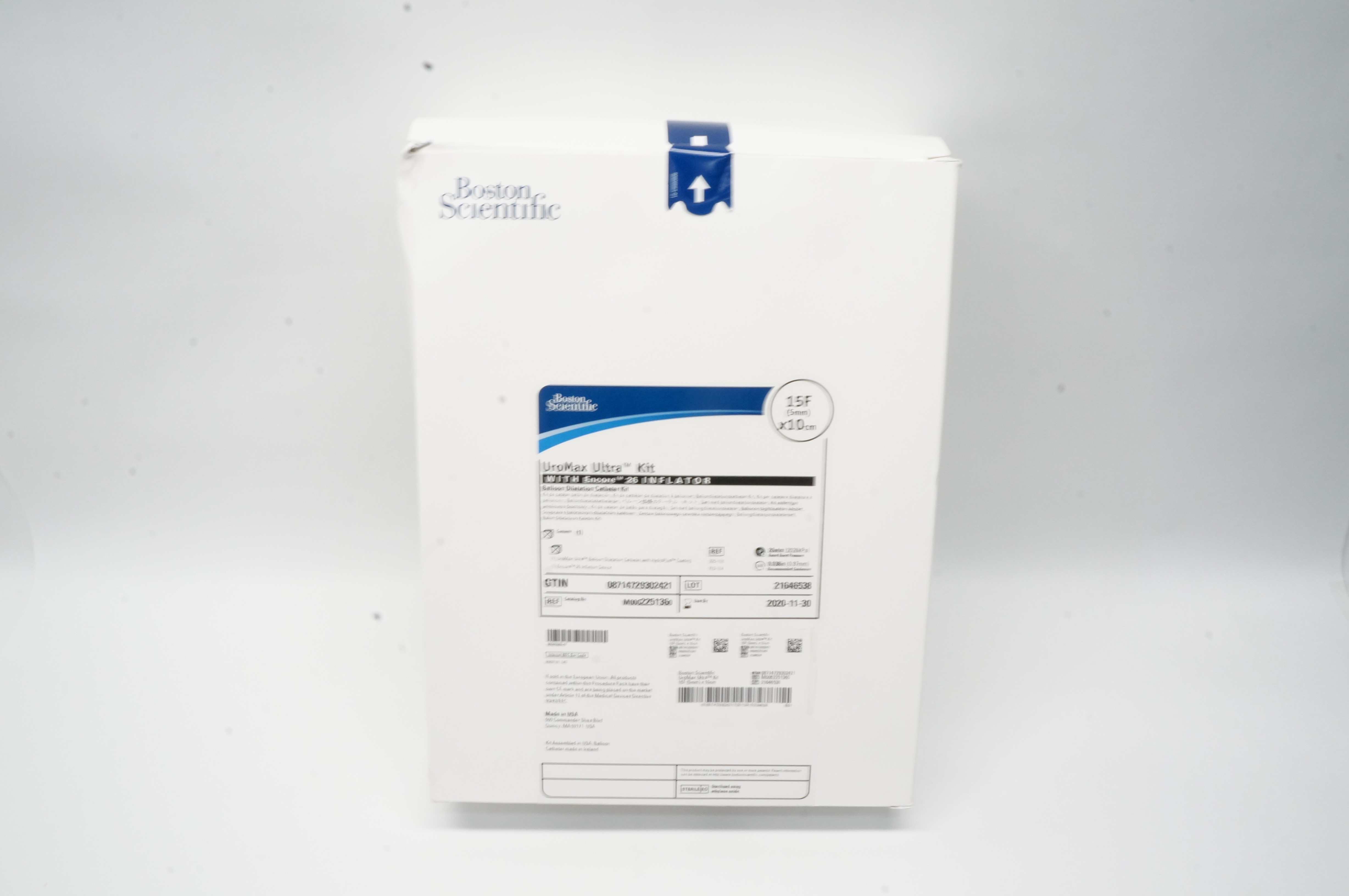 Boston Scientific M0062251360 UroMax Kit with Encore 26 Inflator 15F x 10cm (x)