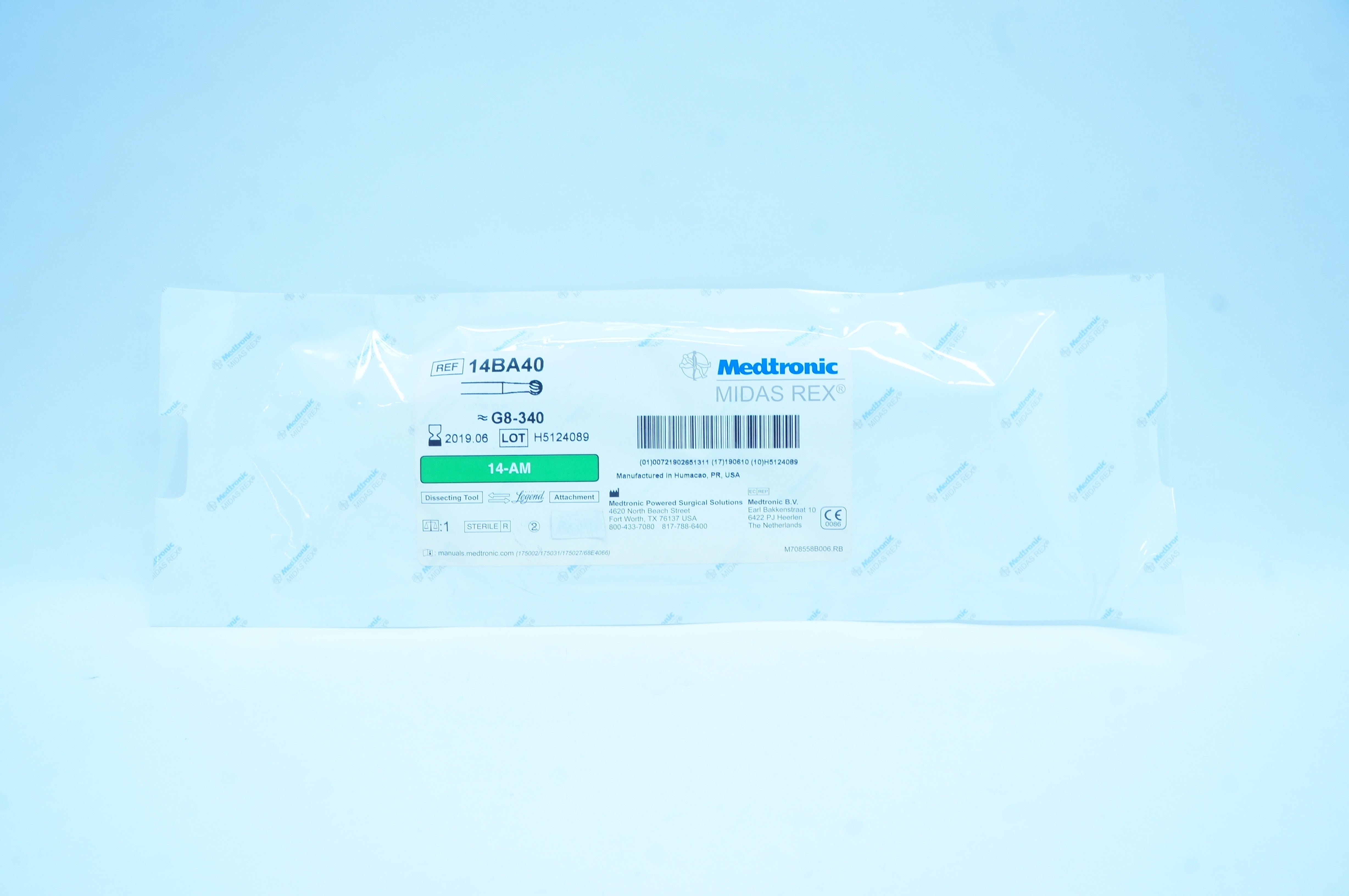 Medtronic 14BA40 Midas Rex G8-340 14-AM Dissecting Tool (x)