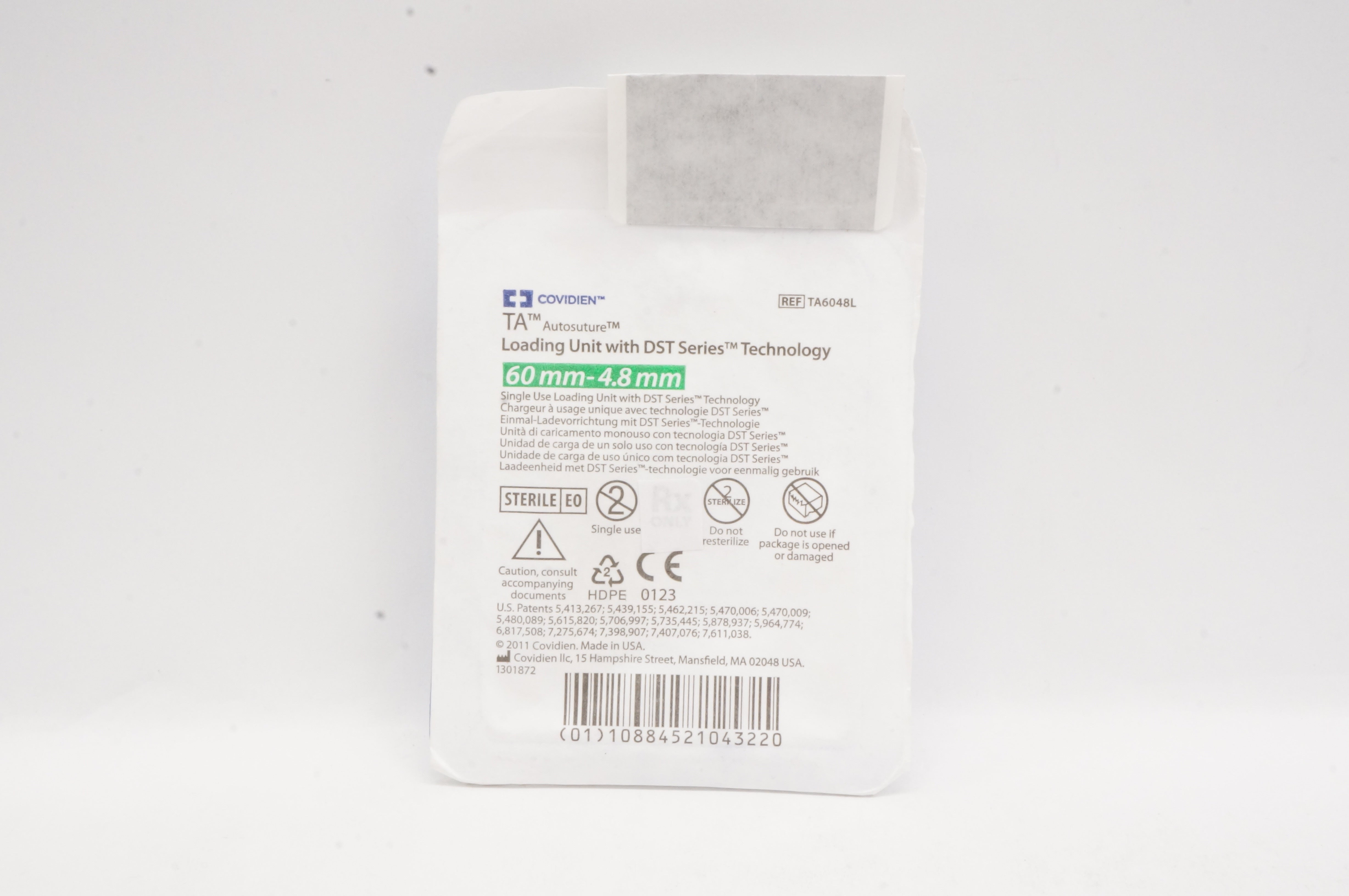 Covidien TA6048L TA Autostre. Loading Unit 60mm x 4.8mm (x)
