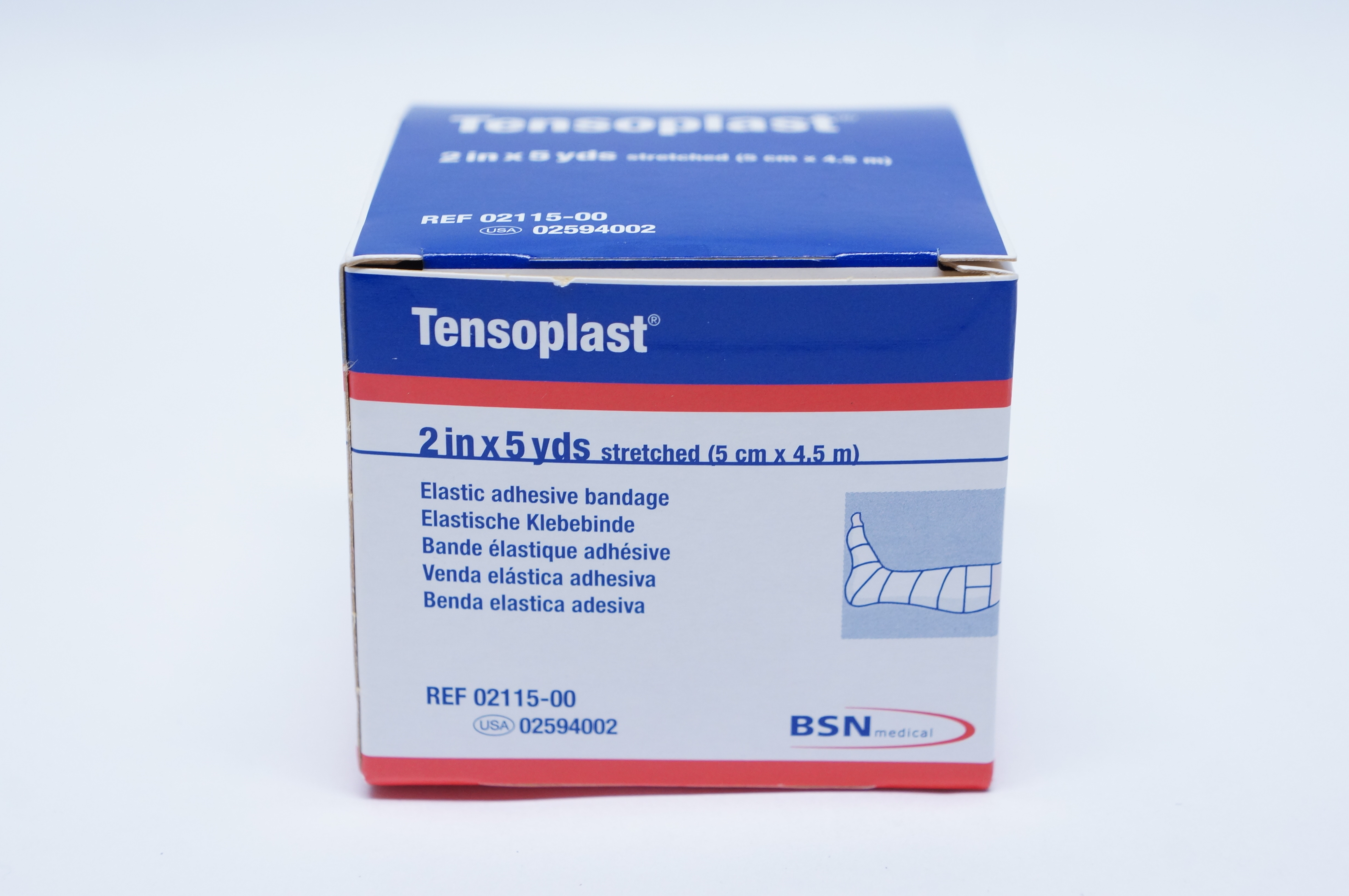 BSN Medical 02115-00 Tensoplast Elastic Adhesive Bandage 2inch x 5yds. (x)