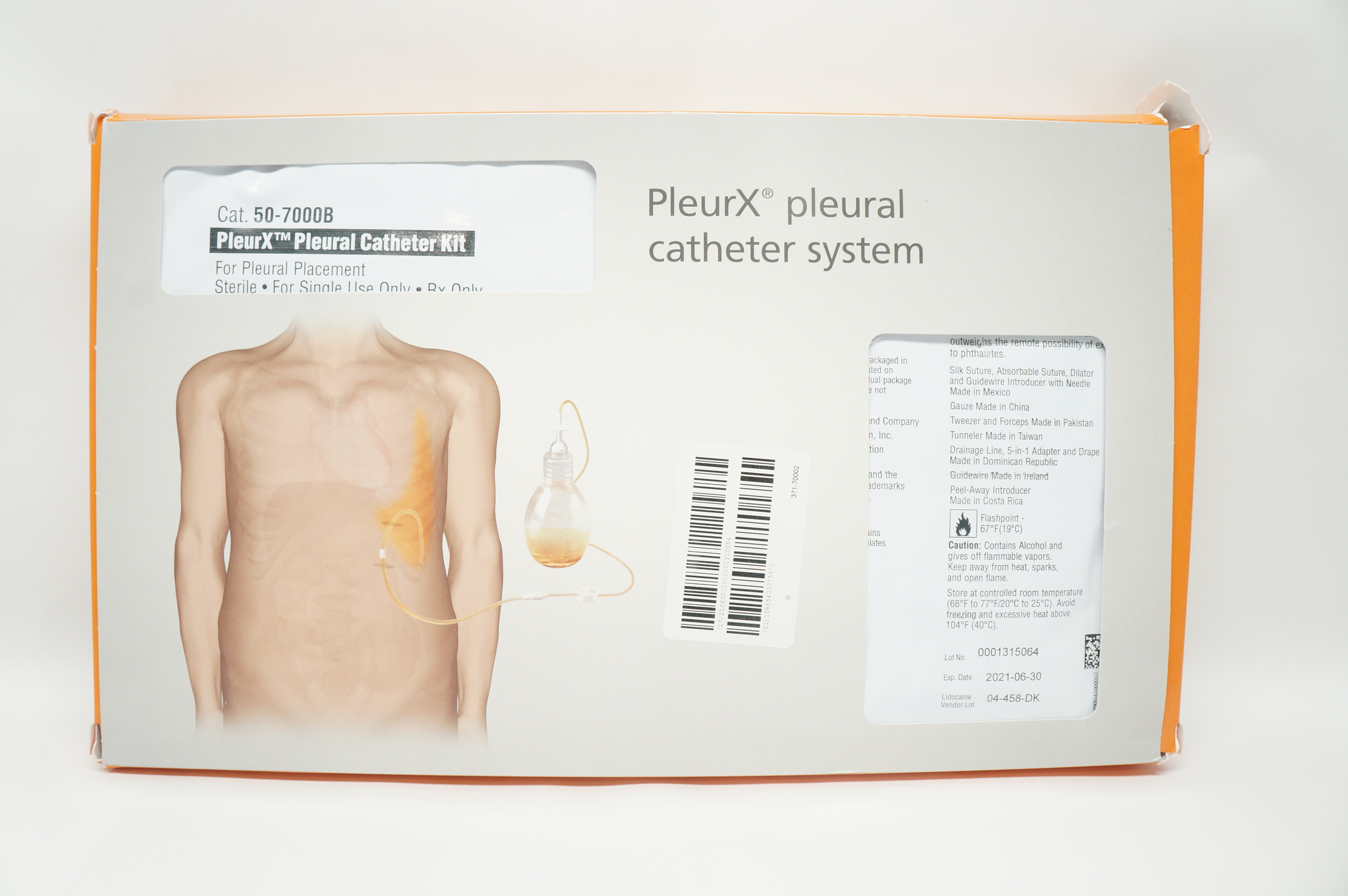 CareFusion 507000B PleurX Pleural Cath. Kit (x)