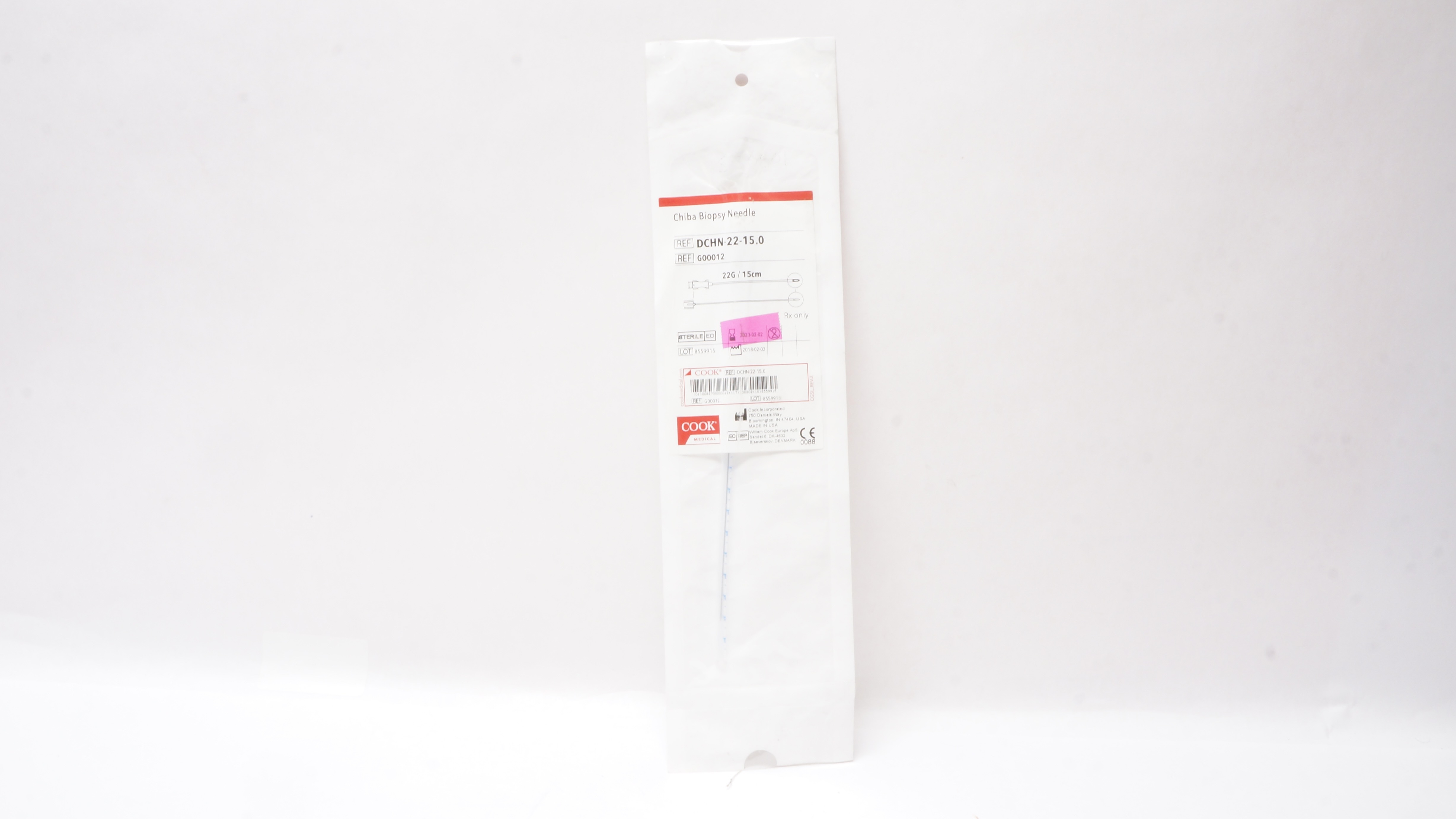 Cook Medical G00012 Chiba Biopsy Ndle 22G / 15cm (x)