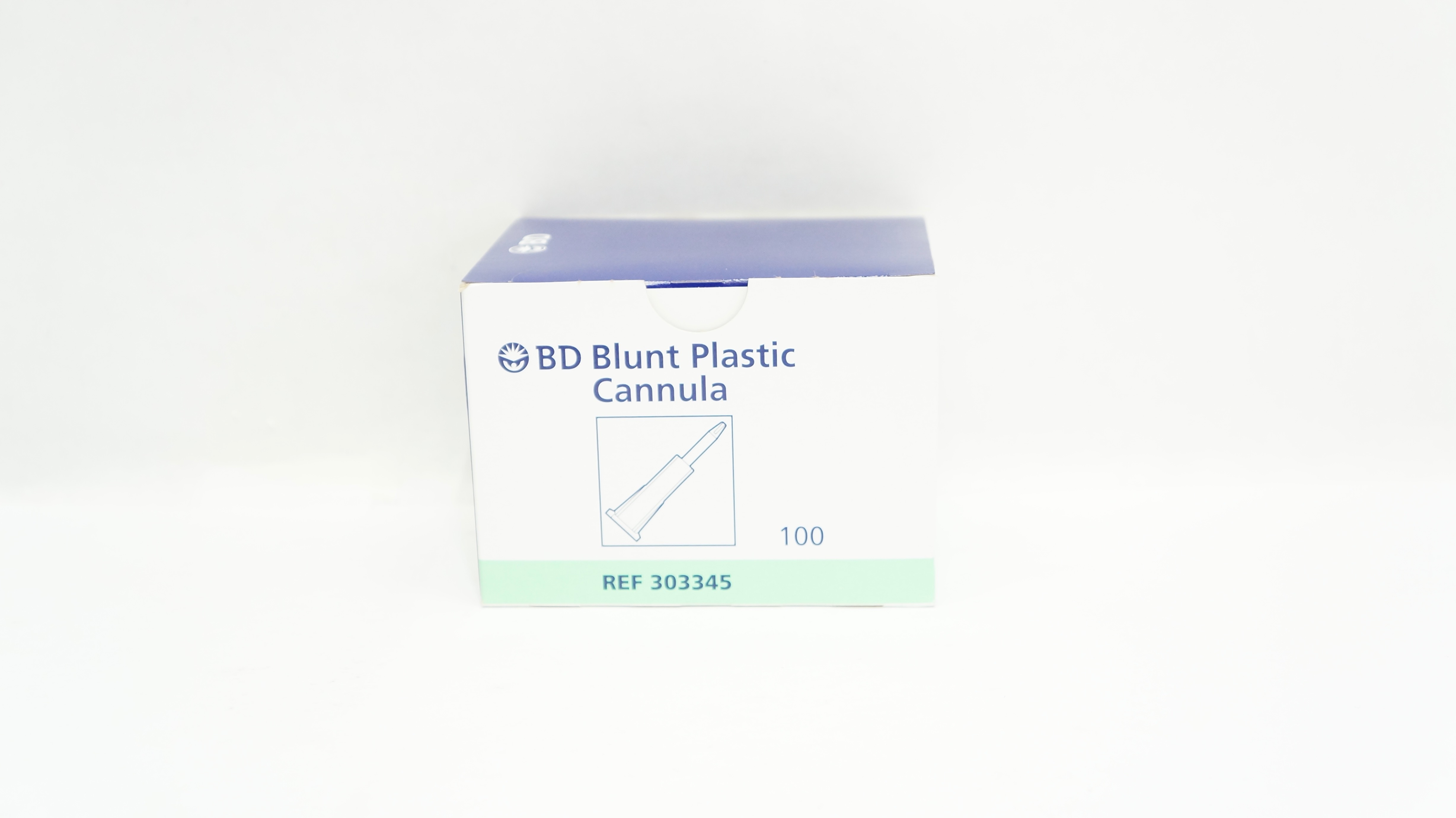 BD 303345 Blunt Plastic Cannula (x) - Box of 100