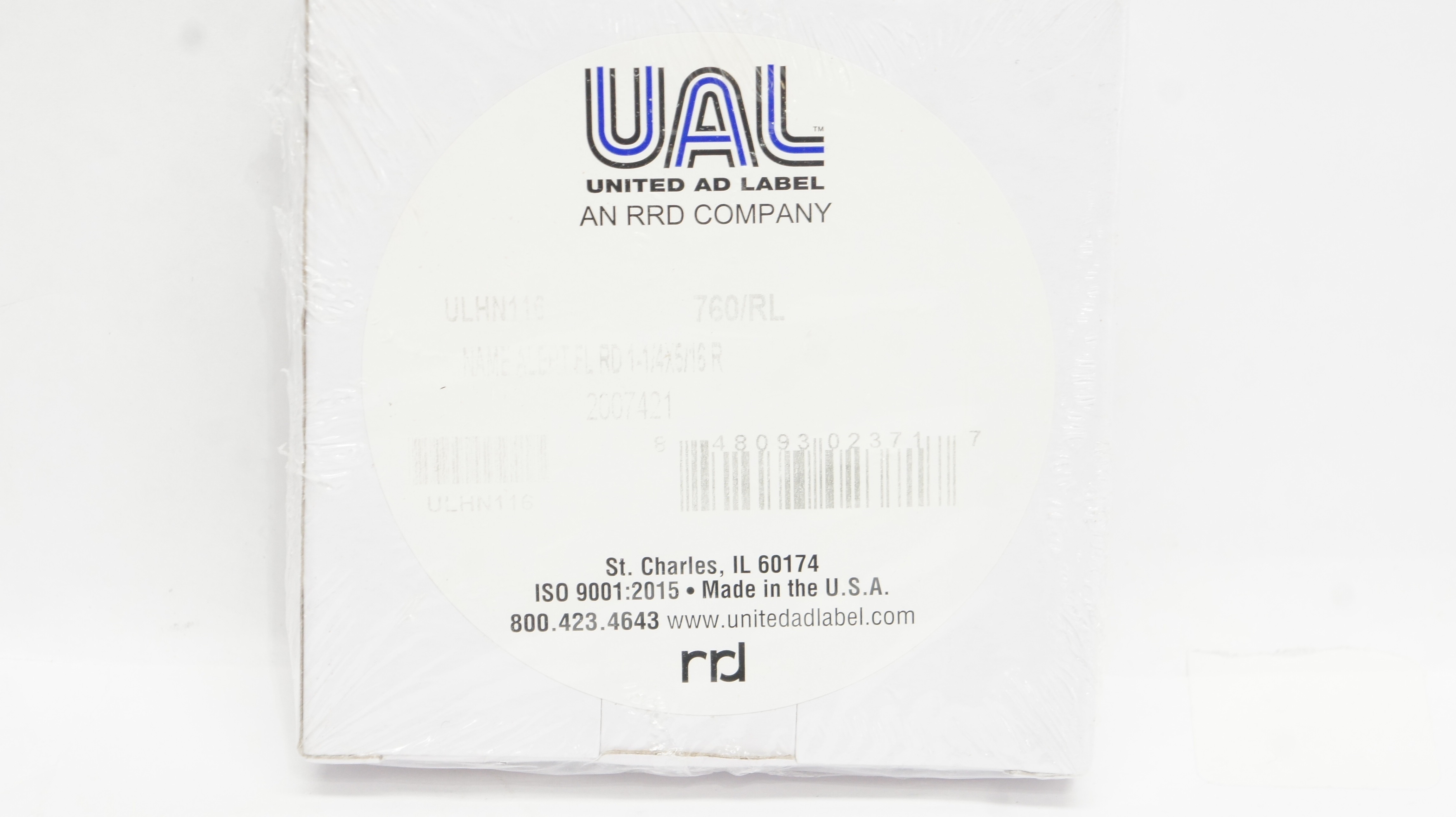 United Ad Label ULHN116 PrePrinted Alert Label 11/4inch x 5/16inch