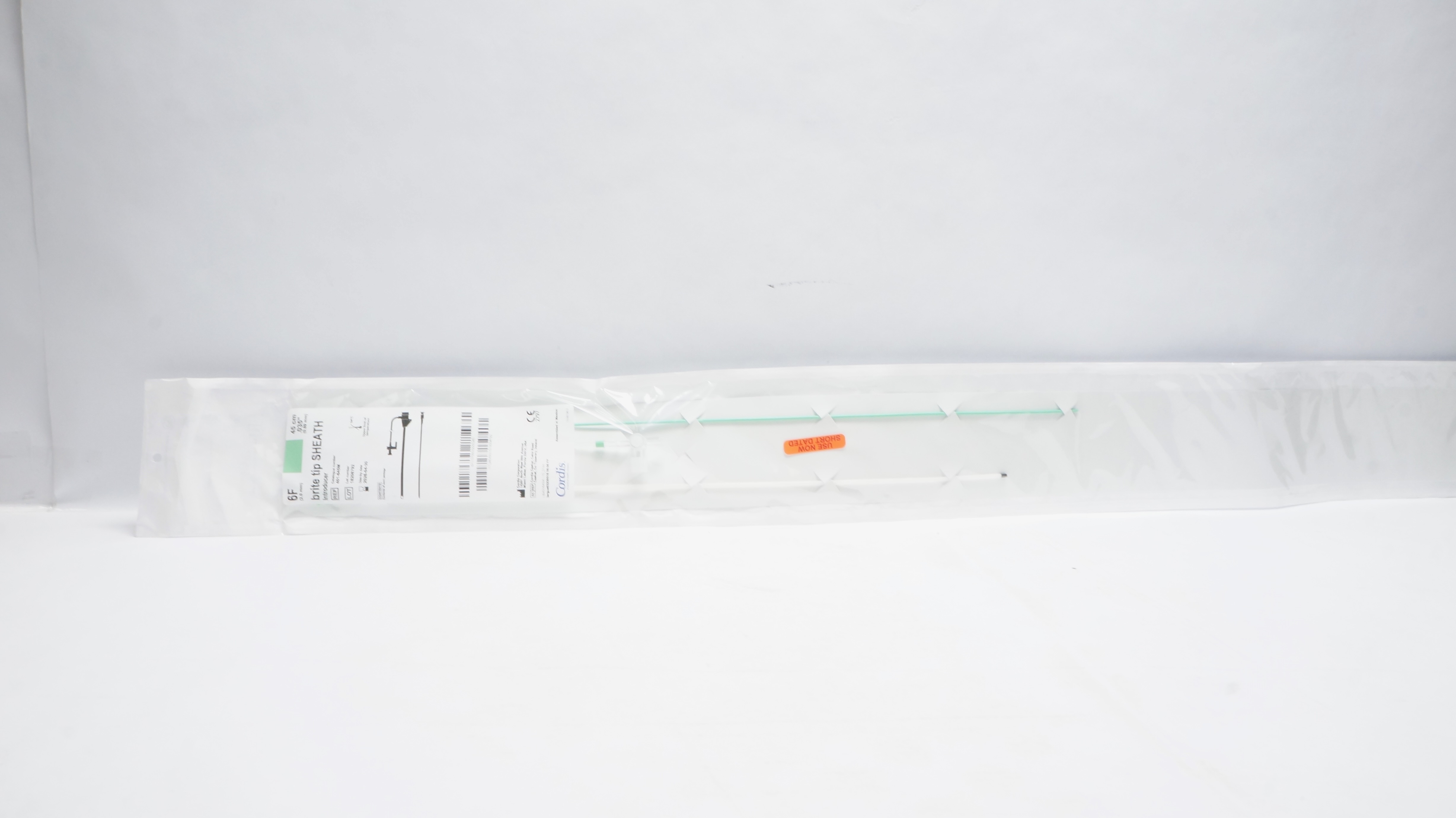 Cordis 401-645M Brite Tip Sheath Introducer 6F x .035inch x 45cm