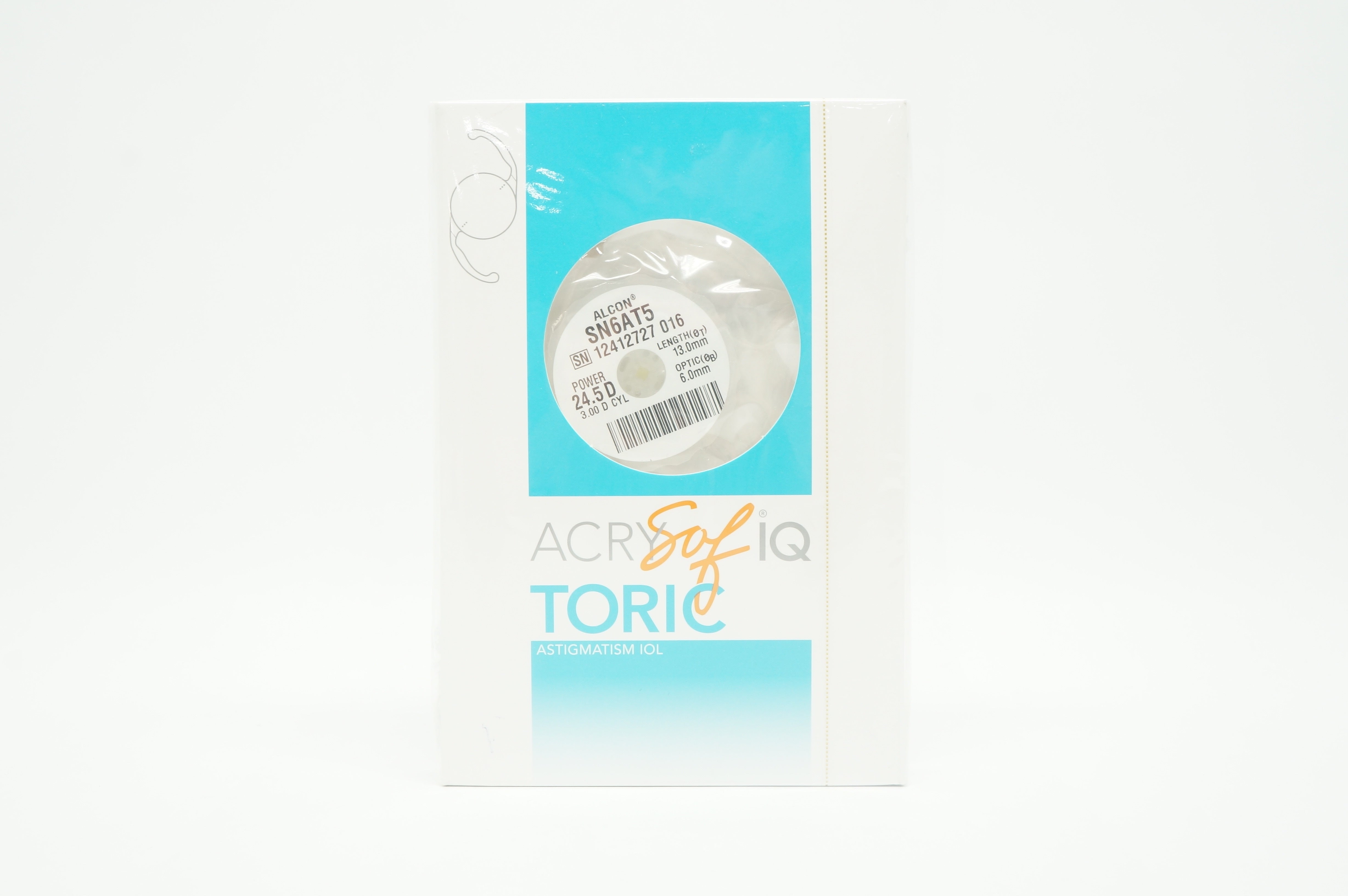 AcrySof IQ SN6AT5 Alcon Toric Astigmatism IOL 24.5D x 13.0 mm (x)