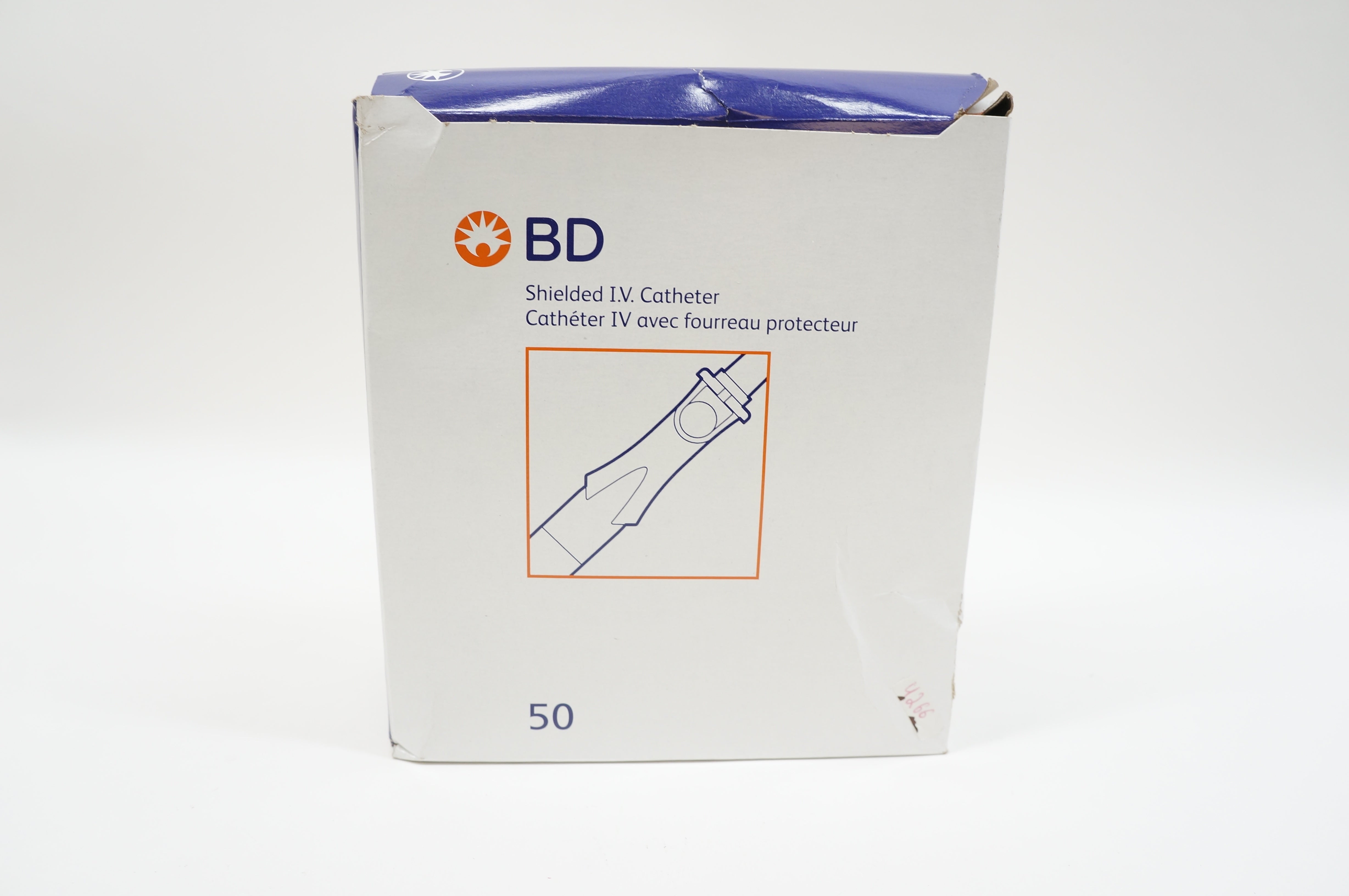 BD 381423 Insyte Autoguard Shielded I.V. Cath. 22Ga x 1inch, 35ml - Box of 33