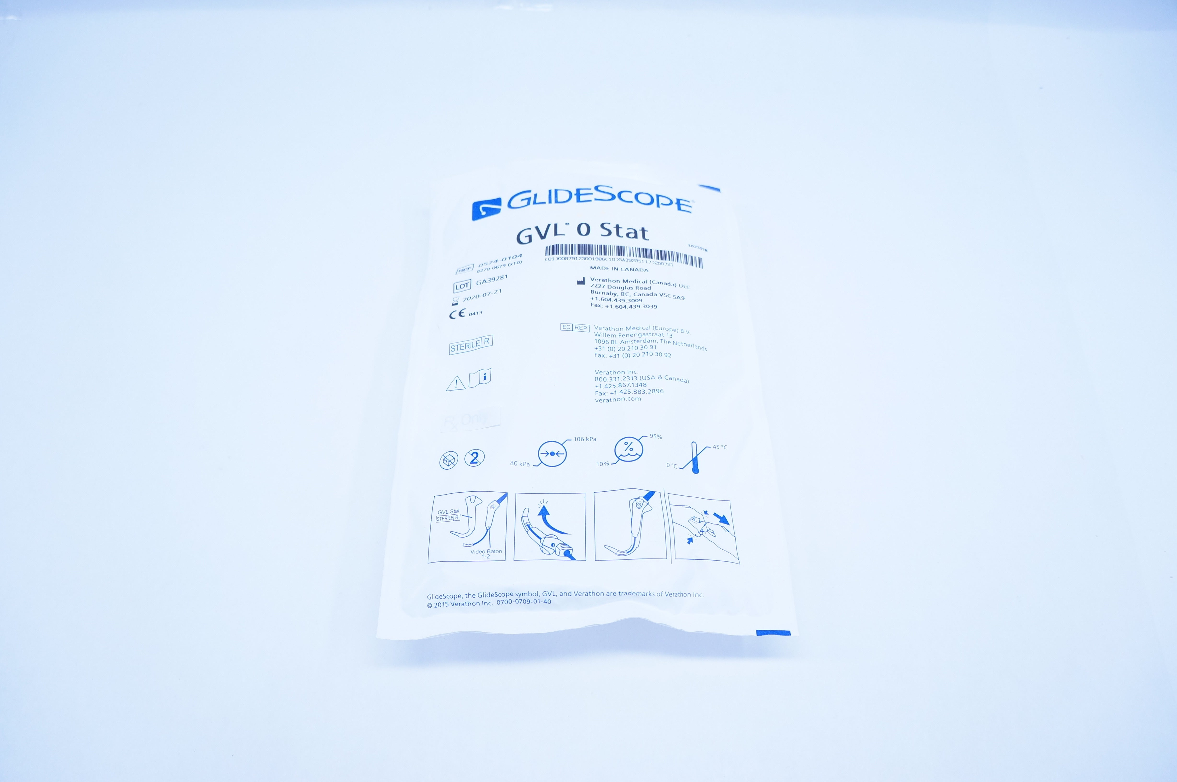 GlideScope 0574-0104 GVL 0 Stat (x)