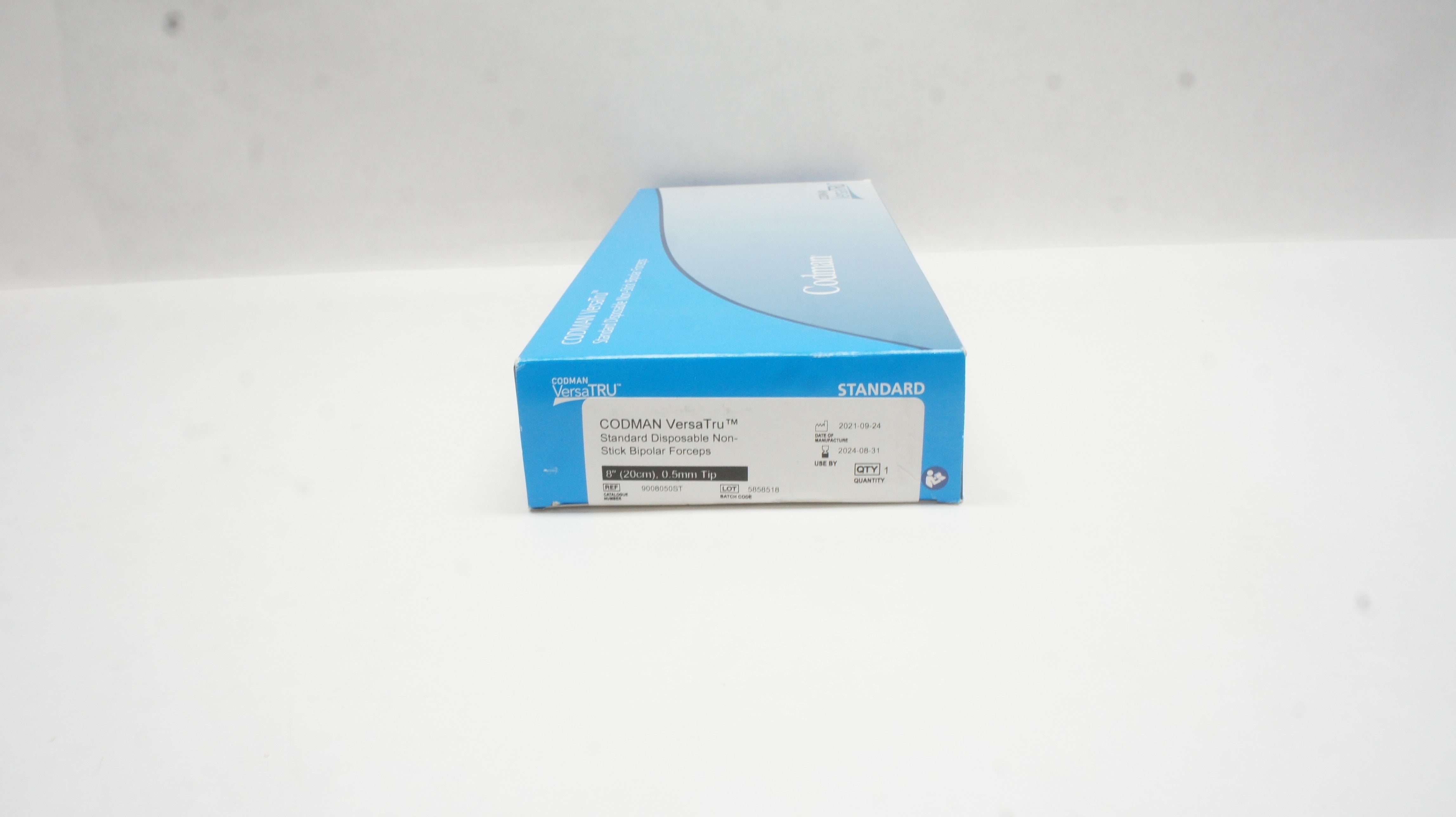 Integra 9008050ST Codman VersaTru Standard Bipolar Forceps 8inch x 0.5mm Tip