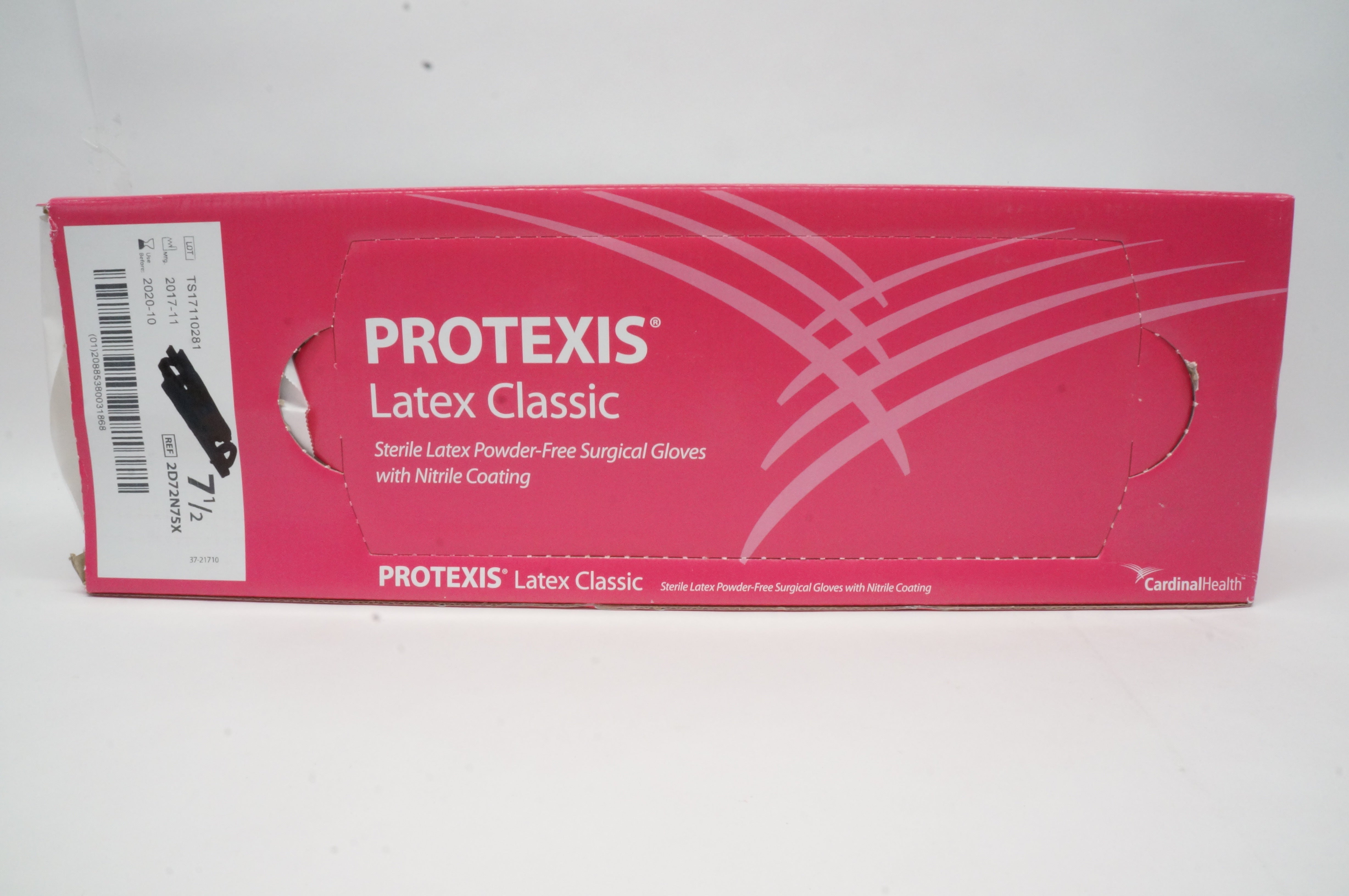 Cardinal Health 2D72N75X Protexis Latex Classic Gloves 7.5 (x) - Box of 50