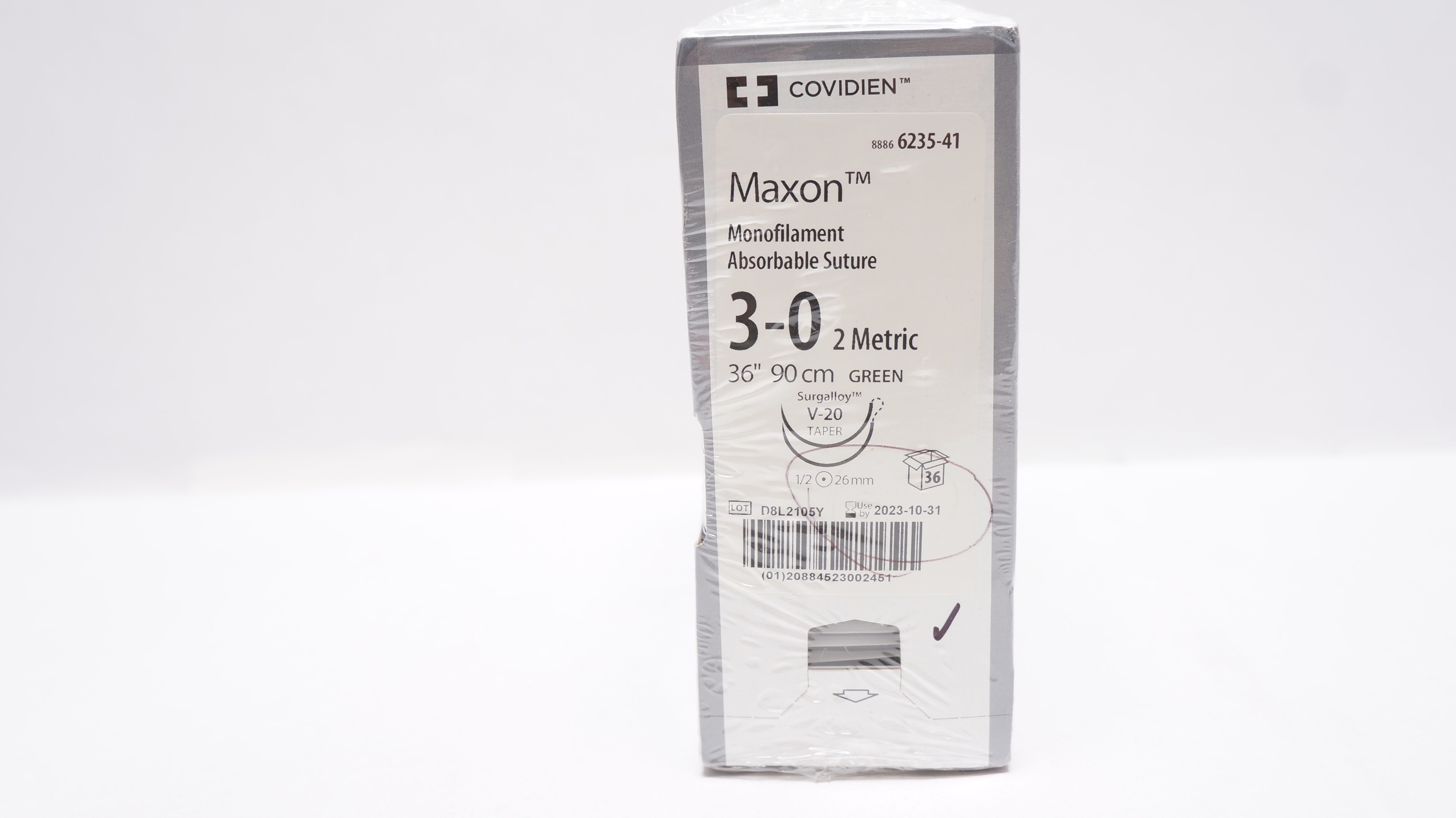 Covidien 623541 30 Maxon Stre V20, 26mm 1/2c Taper, 36inch (x) Box