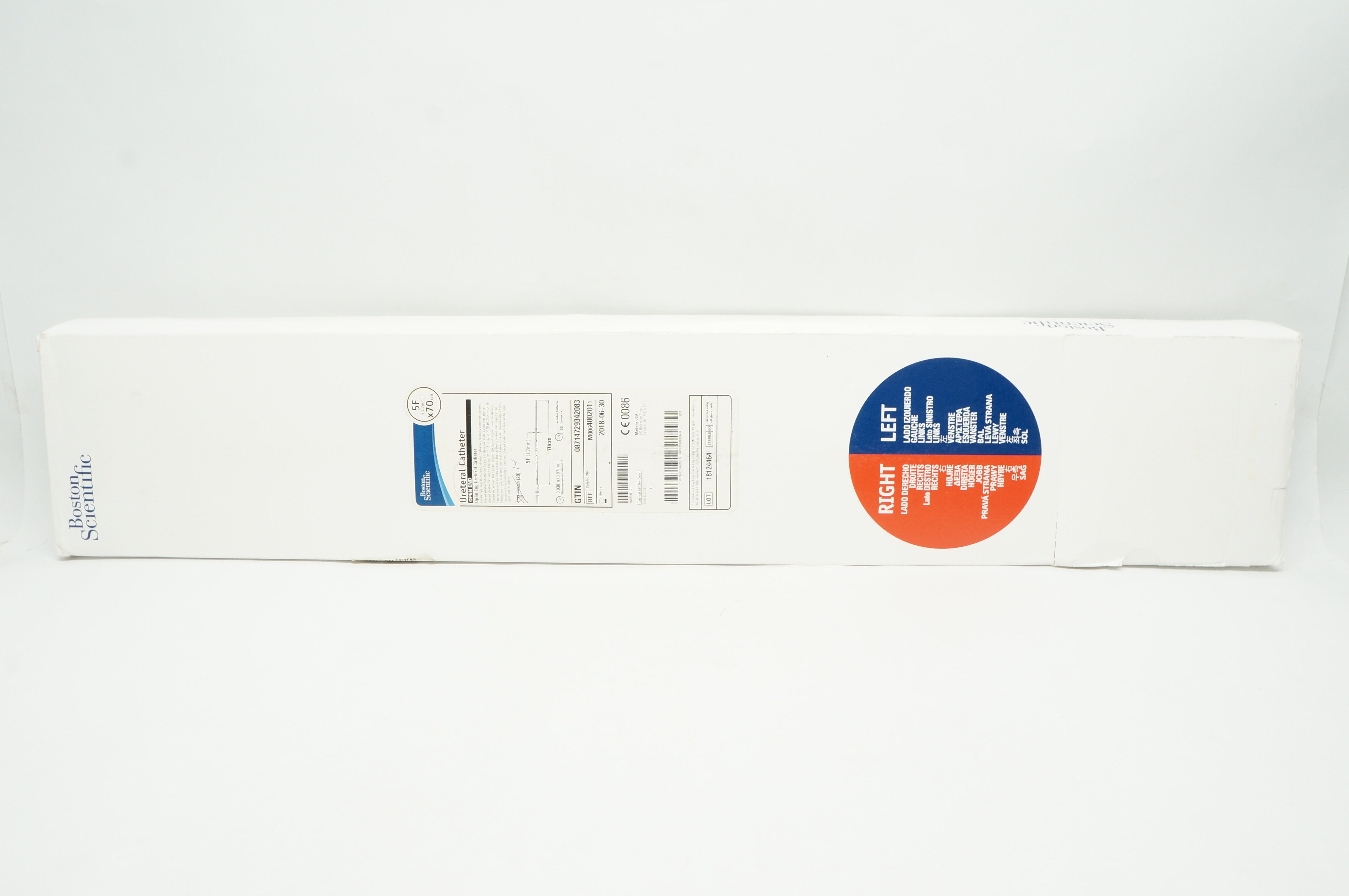 Boston Scientific 400201 Ureteral Cath. Open End, 5F x 70cm (x) -Box of 10