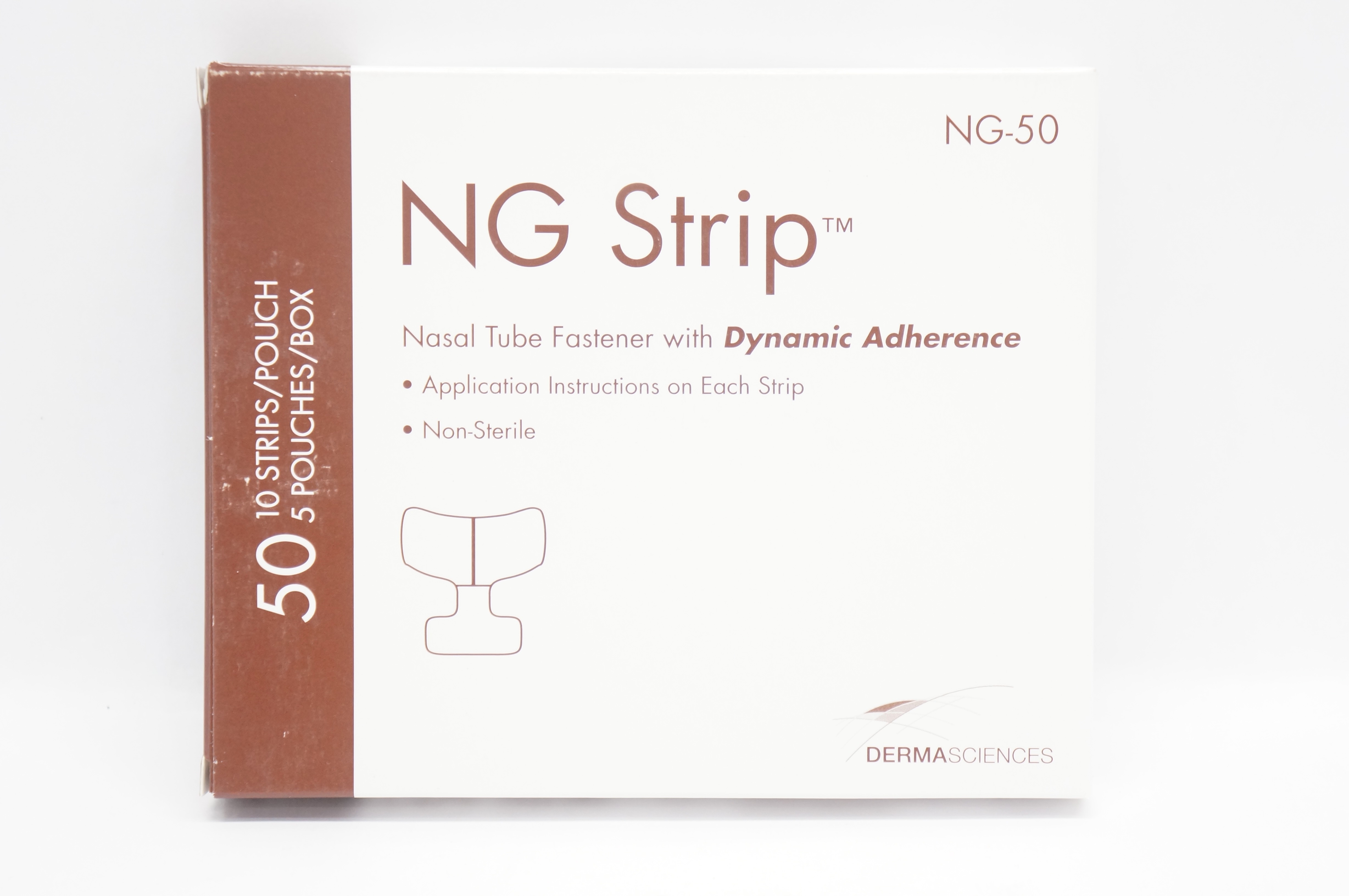Derma Sciences NG-50 NG Strip Nasal Tube Fastener - Box of 50