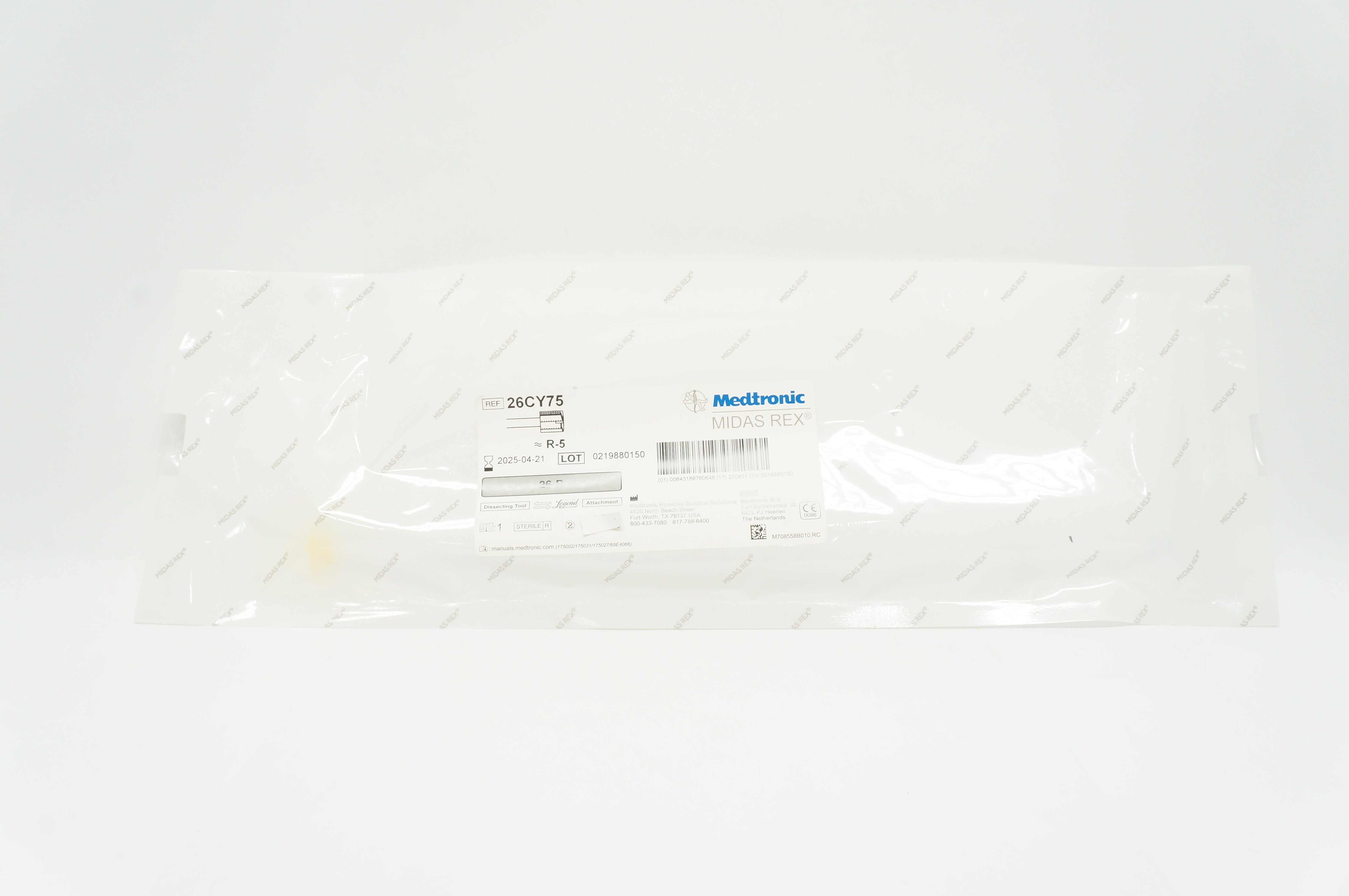 Medtronic 26CY75 Midas Rex R-5 Legend Dissecting Tool, 26-B