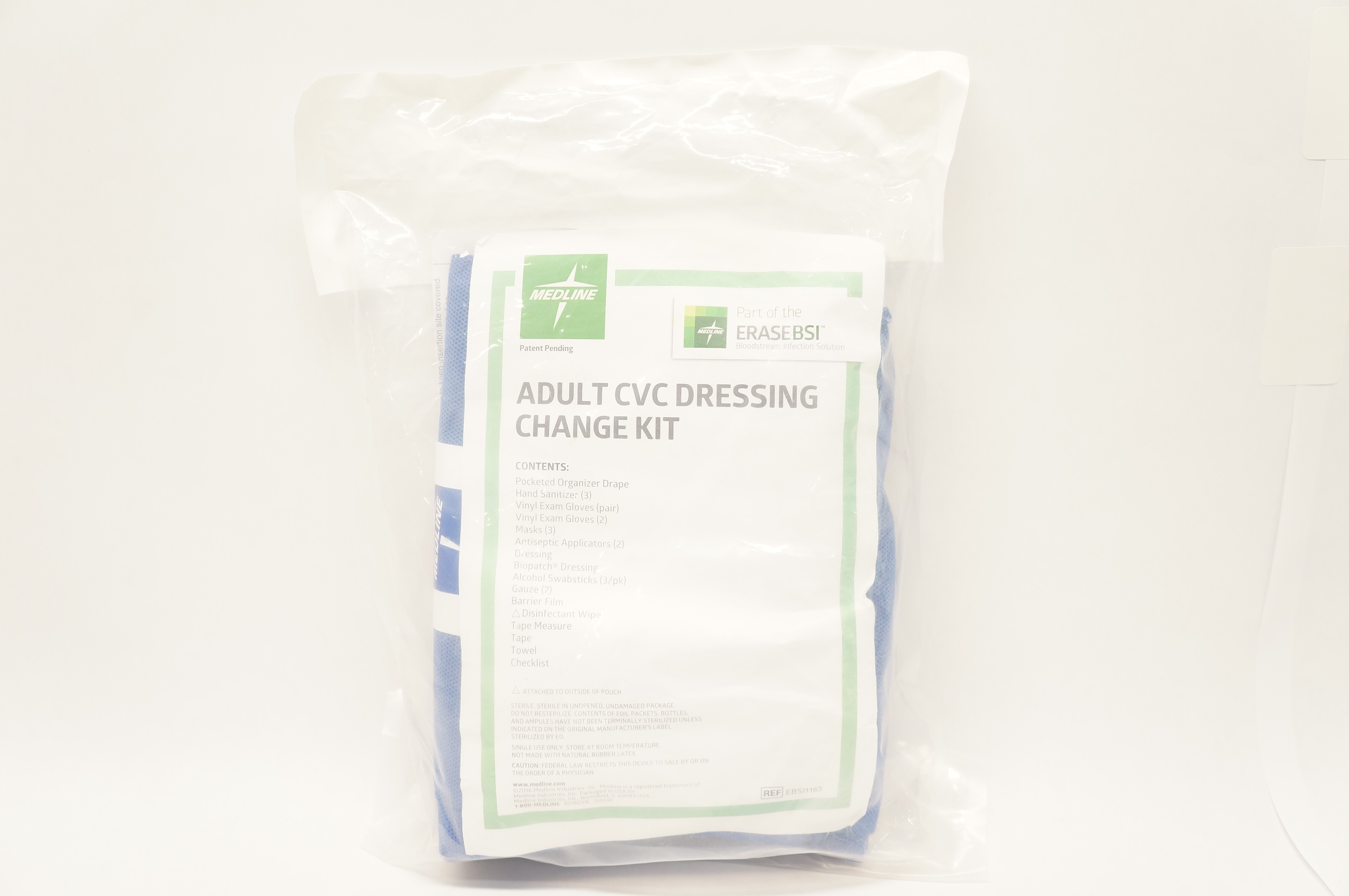 Kit Basic Cvc Dressing Change Medline EBSI1165 Adult CVC Dressing Change Kit