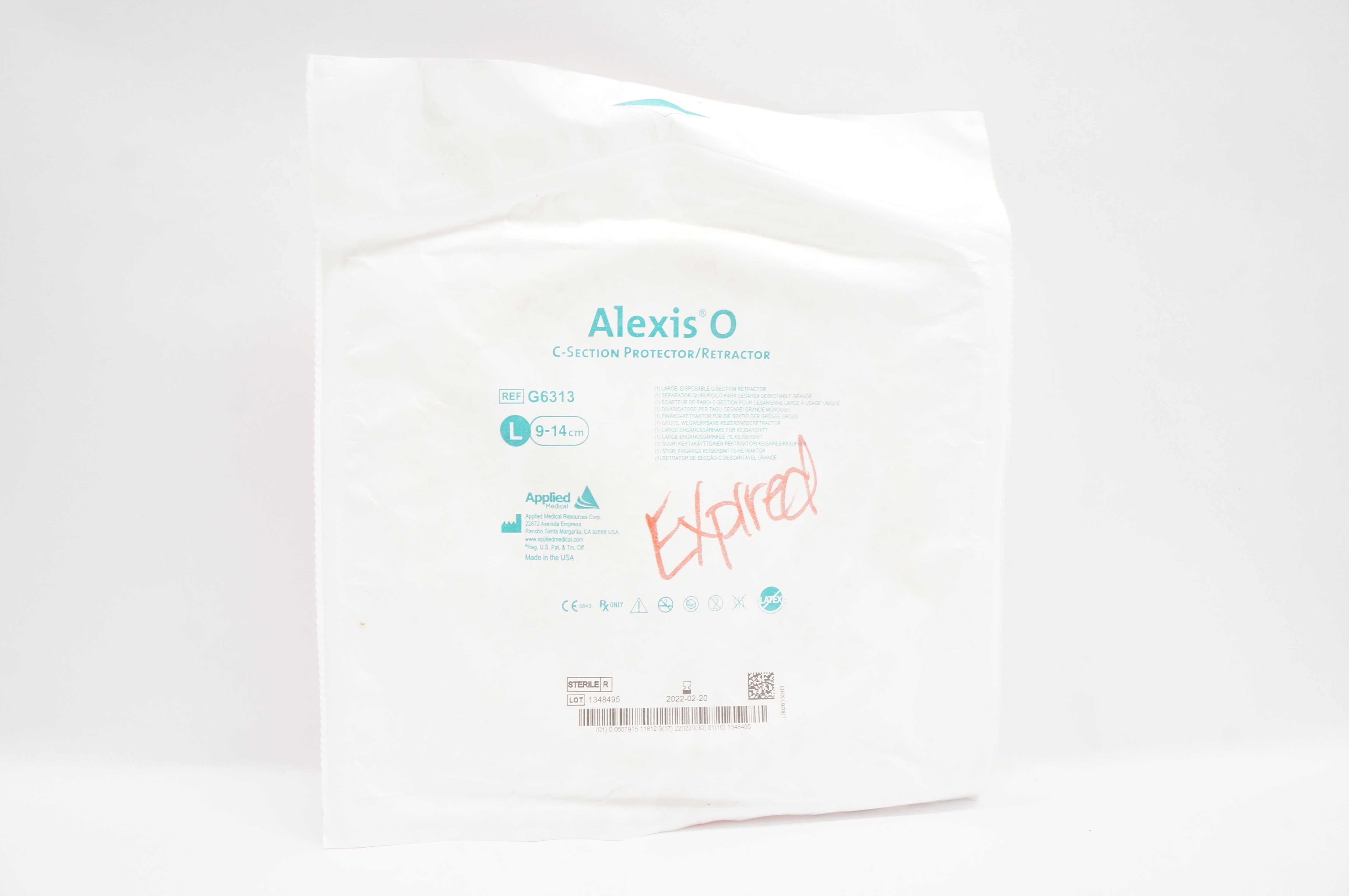 Applied Medical G6313 Alexis O CSection Protector/Retractor 914cm (x)