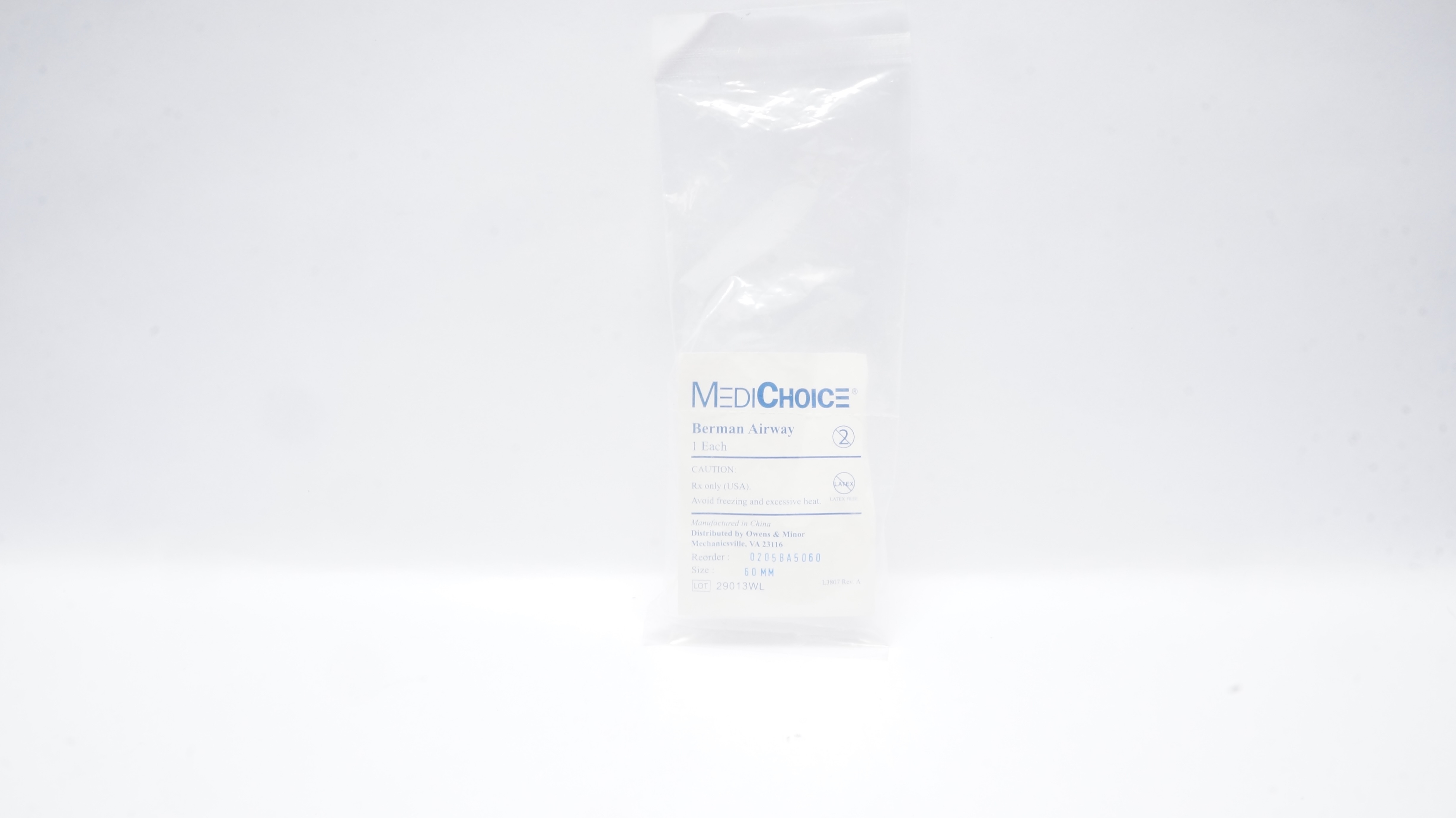 MediChoice 0205BA5060 Berman Airway, 60mm