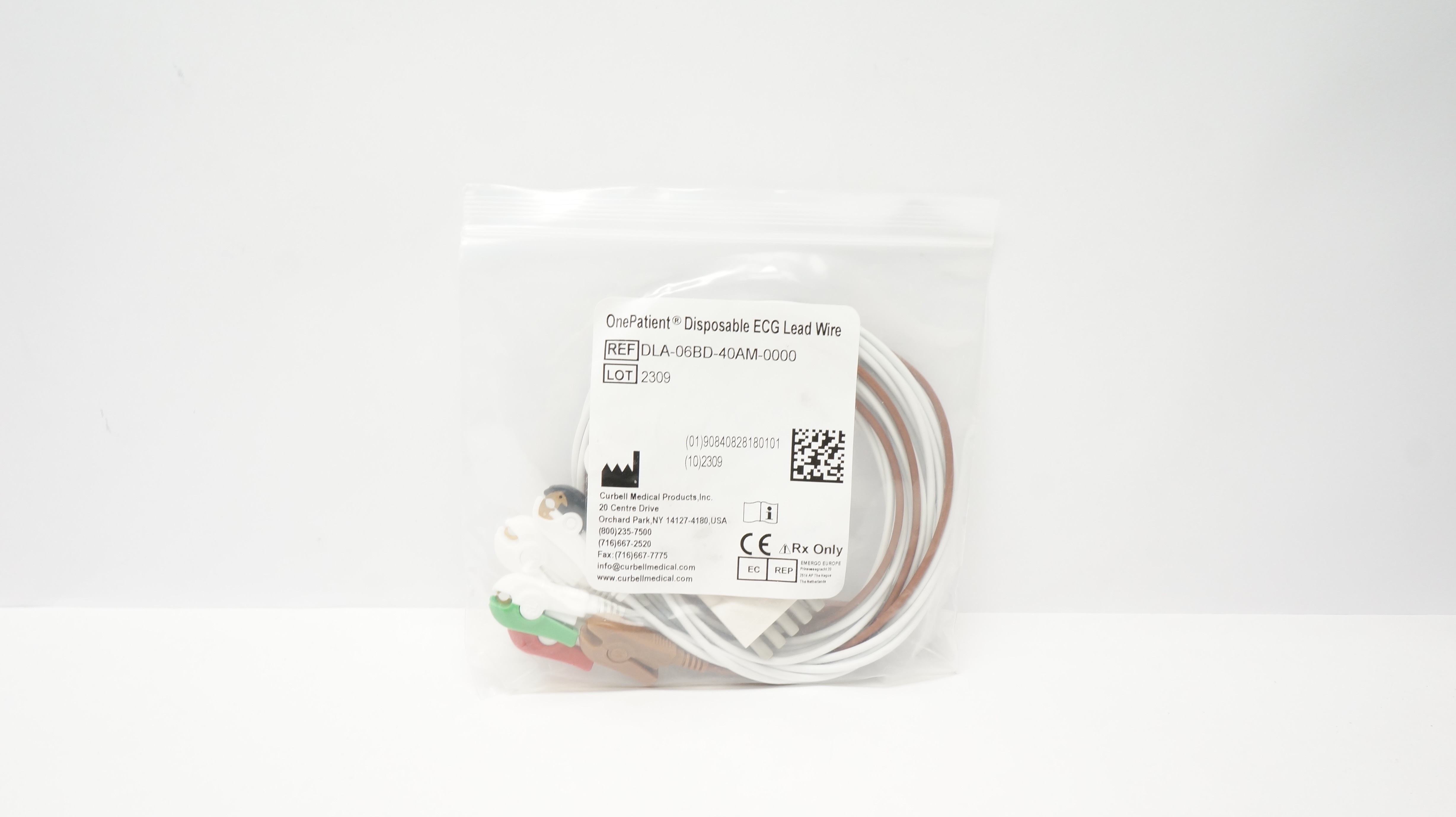 Curbell Medical DLA-06BD-40AM-0000 OnePatient Disposable ECG Lead Wire