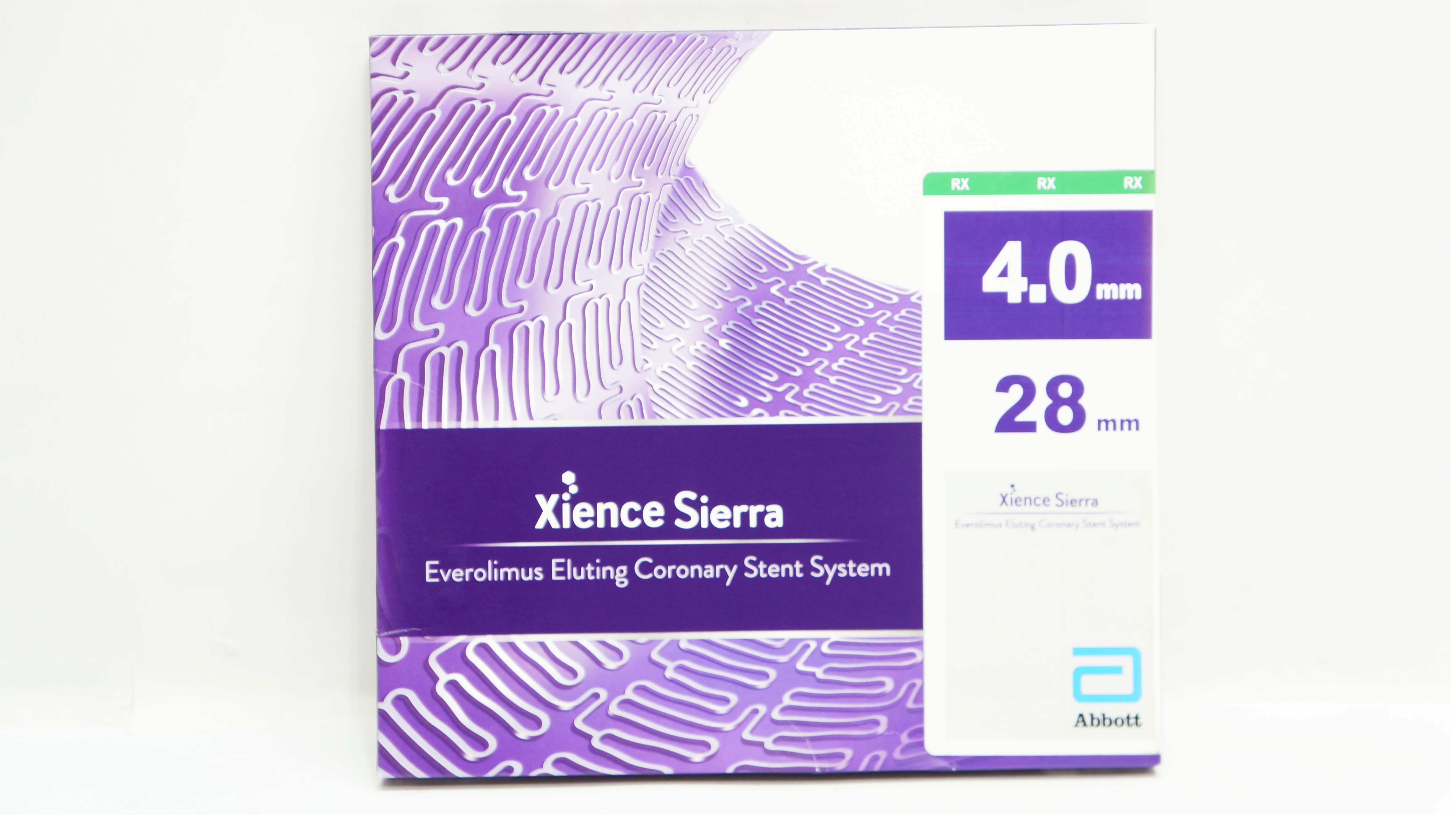 Abbott 1550400-28 Vascular XIENCE Sierra Coronary Stnt System 4.0mm x 28mm (x)