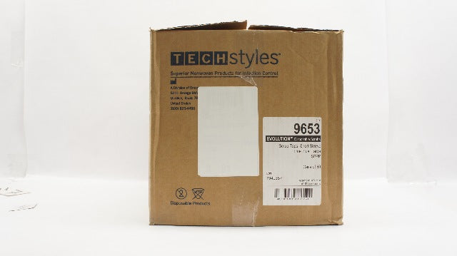 Tech Styles 9653 Evolution Disposable Scrubs Short Sleeve Large - Case of 60