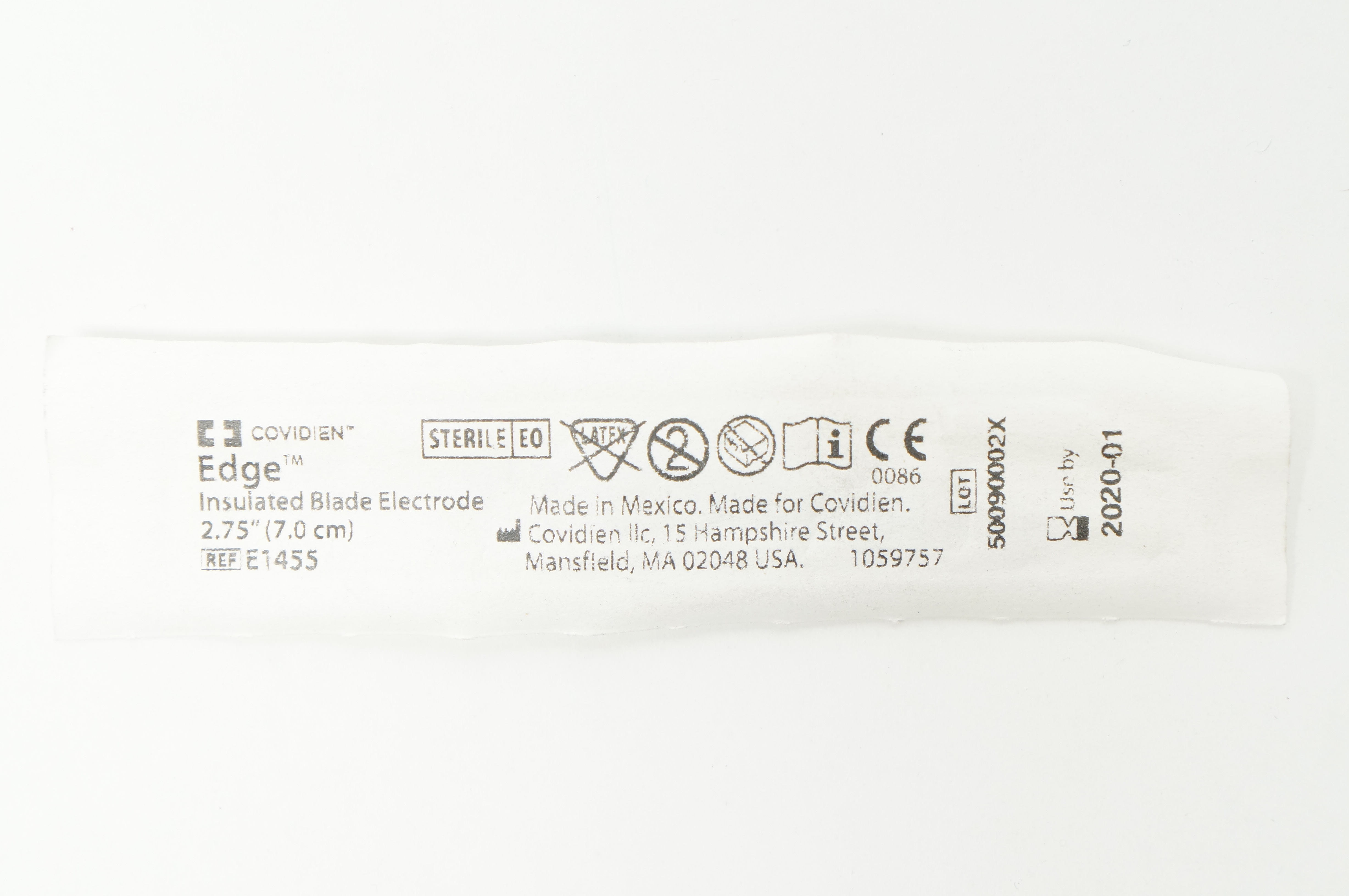 Covidien E1455 Edge Insulated Blade Electrode 2.75inch (x)