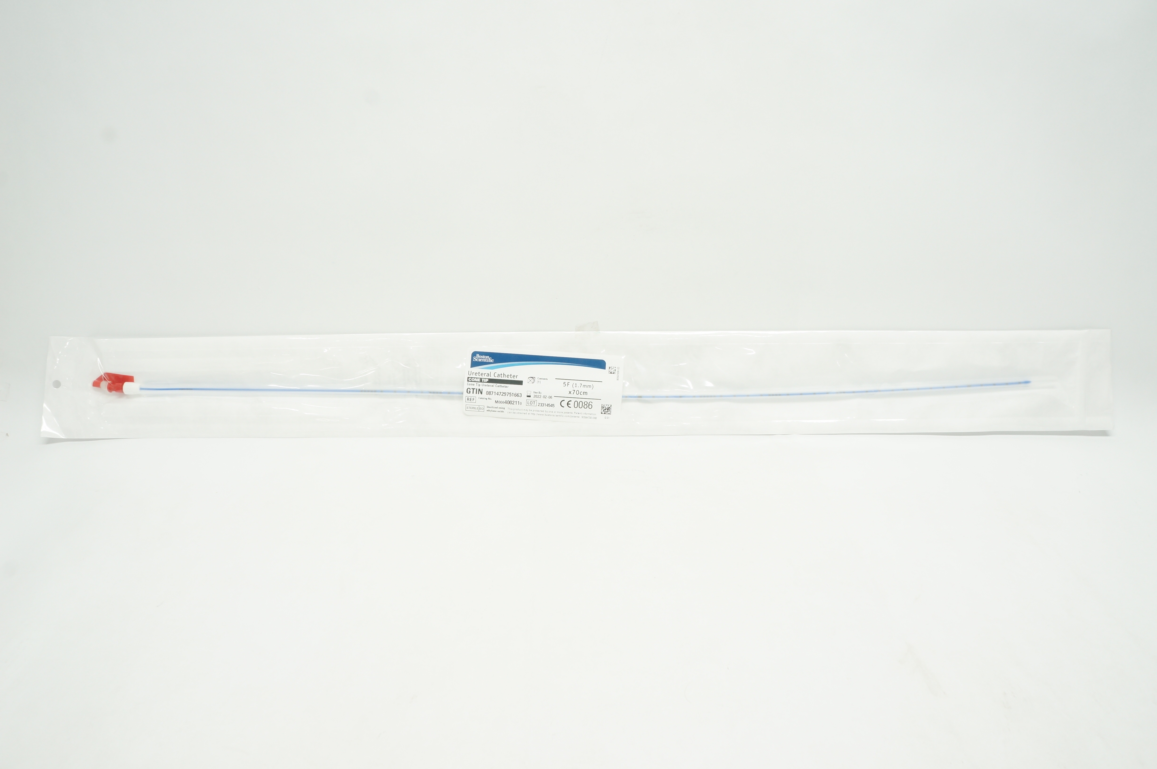 Boston Scientific 400211 Ureteral Cath. Cone Tip 5F x 70cm