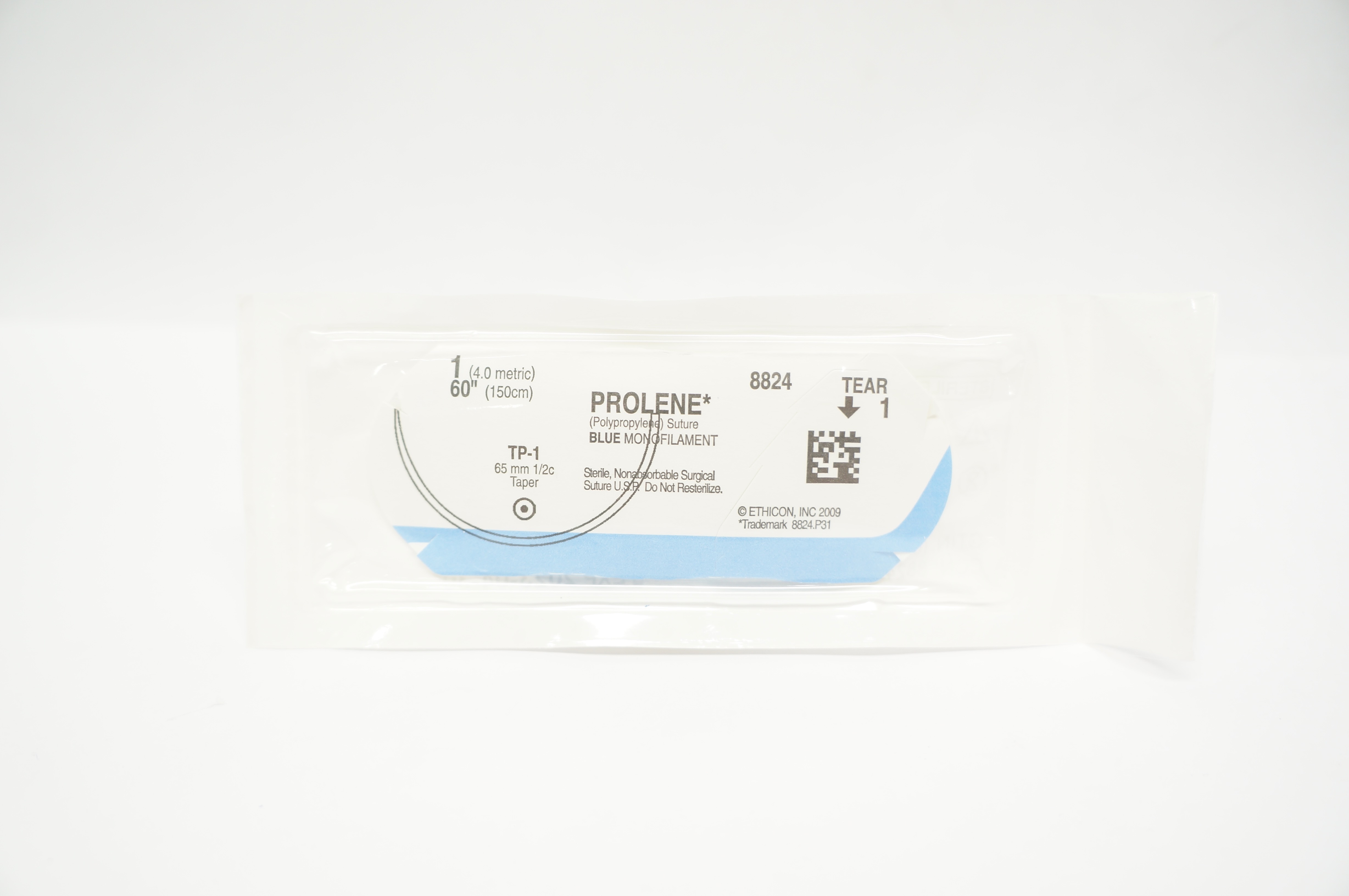 Ethicon 8824 1 PROLENE TP-1 65mm 1/2c Taper 60inch
