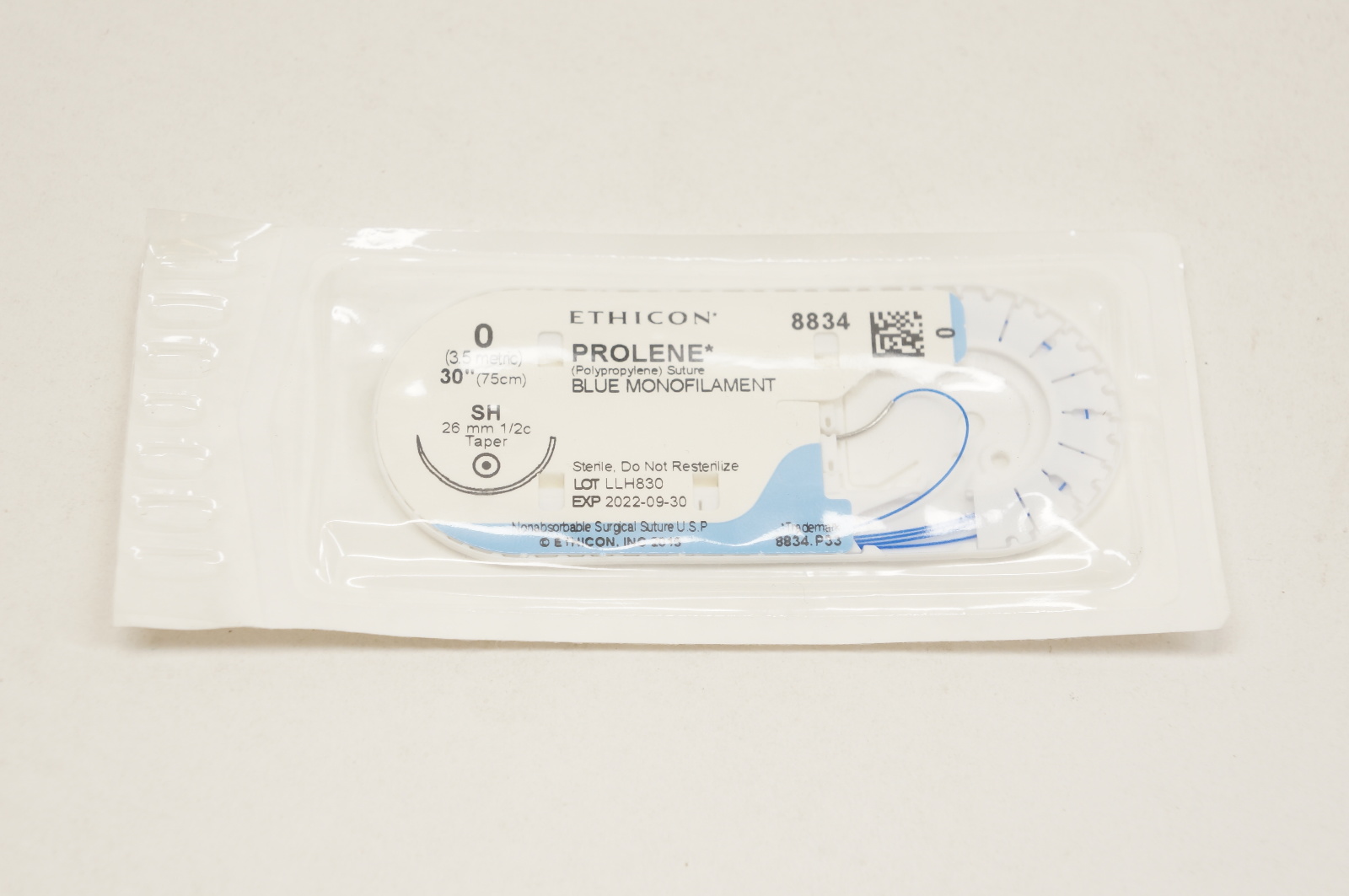 Ethicon 8834 0 PROLENE SH 26mm 1 2c Taper 30inch ethicon-8834-0-prolene-sh-26mm-1-2c-taper-30inch